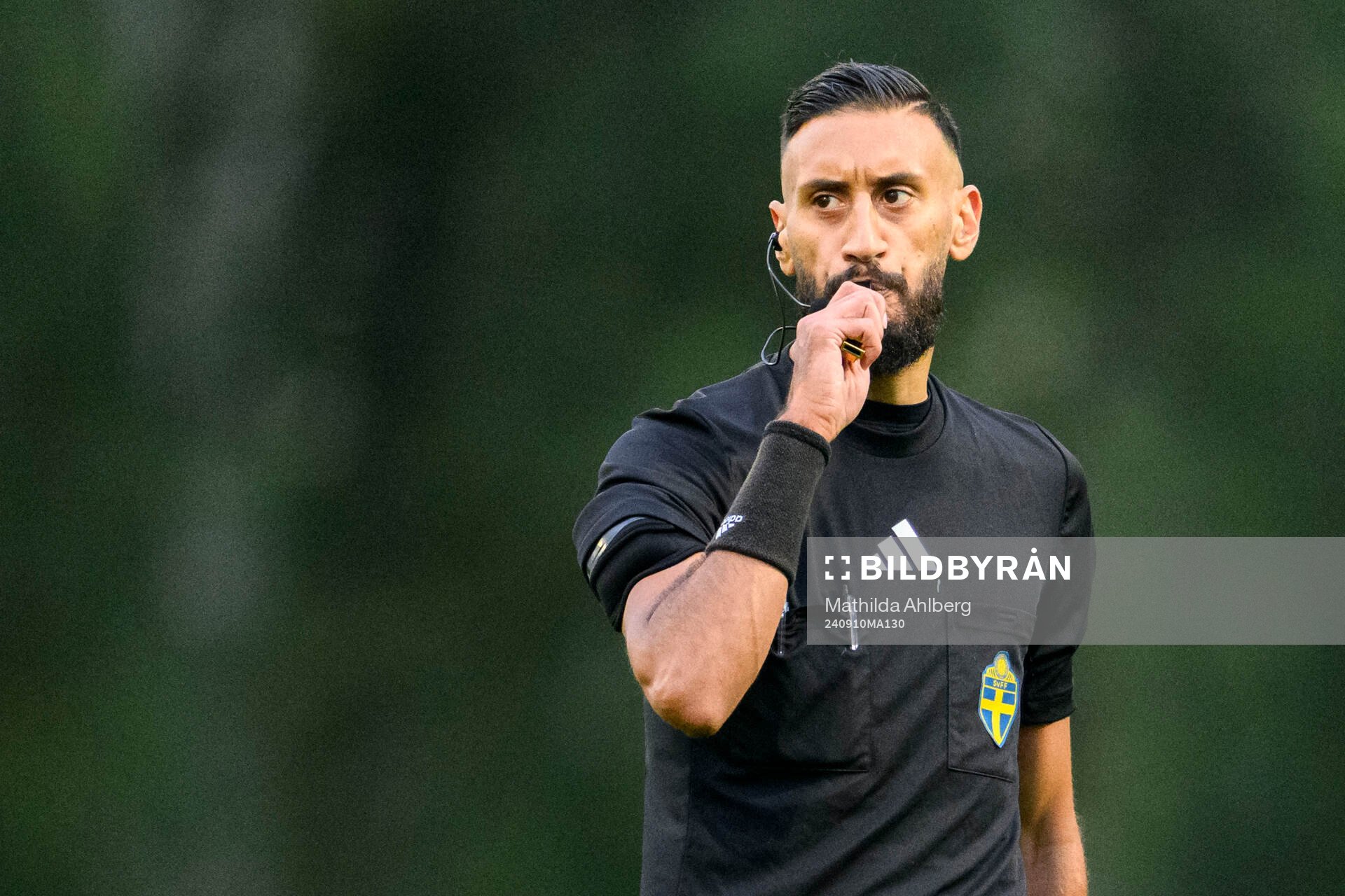 Referee Mohamed Rachid