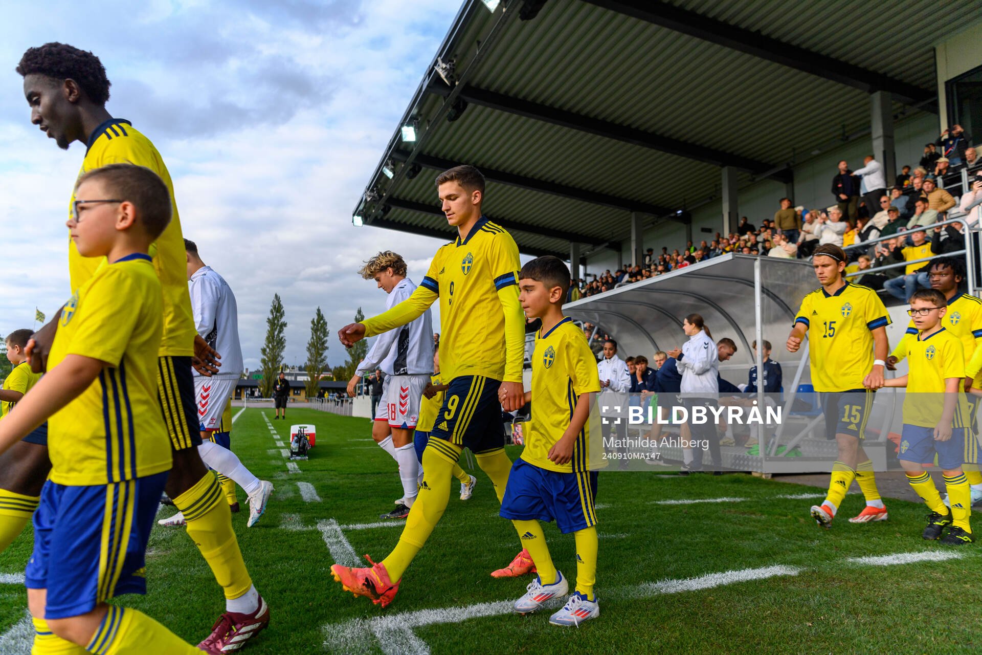 Leonardo De Oliveira of Sweden ahead of the U20 football match between Sweden and Denmark on September 10, 2024 in Hässleholm. 