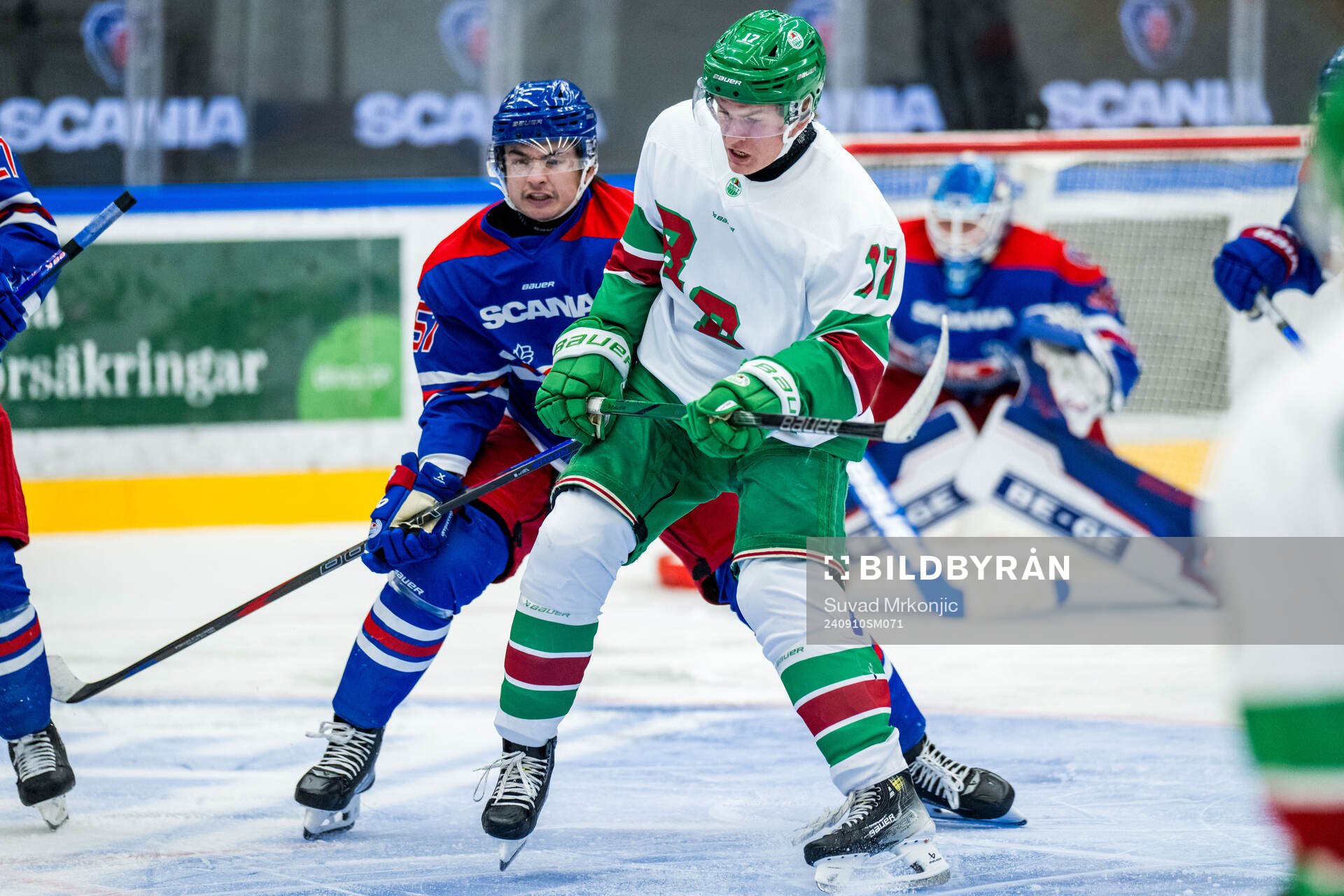 Oskarshamns Evan Weinger och Rögles Max Karlsson