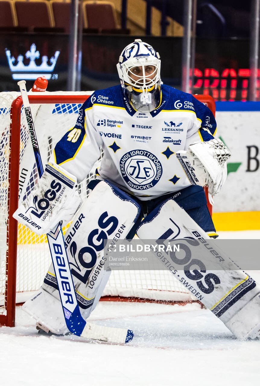 Leksands målvakt Mantas Armalis