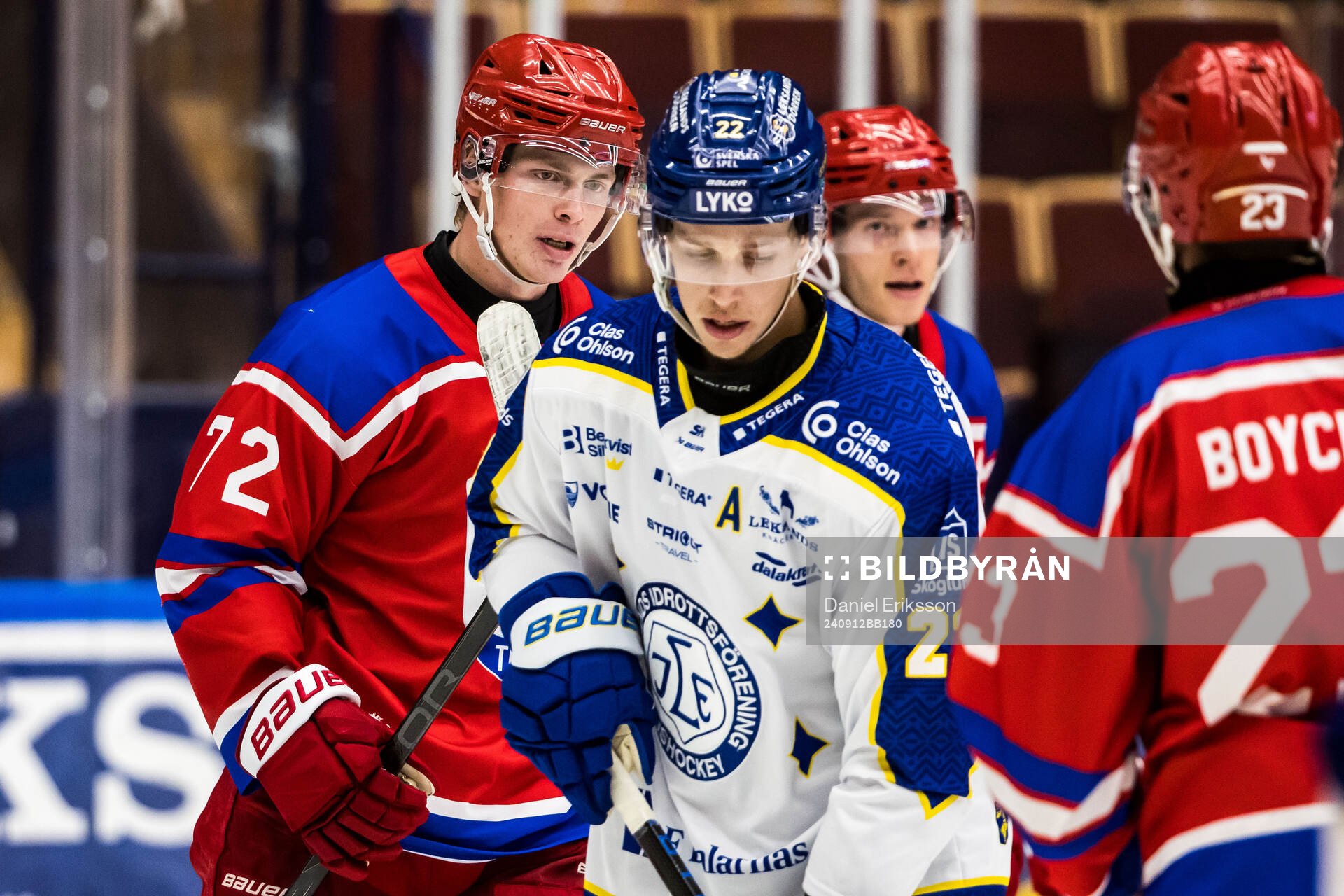 Timrås Erik Walli Walterholm och Leksands Lukas Vejdemo