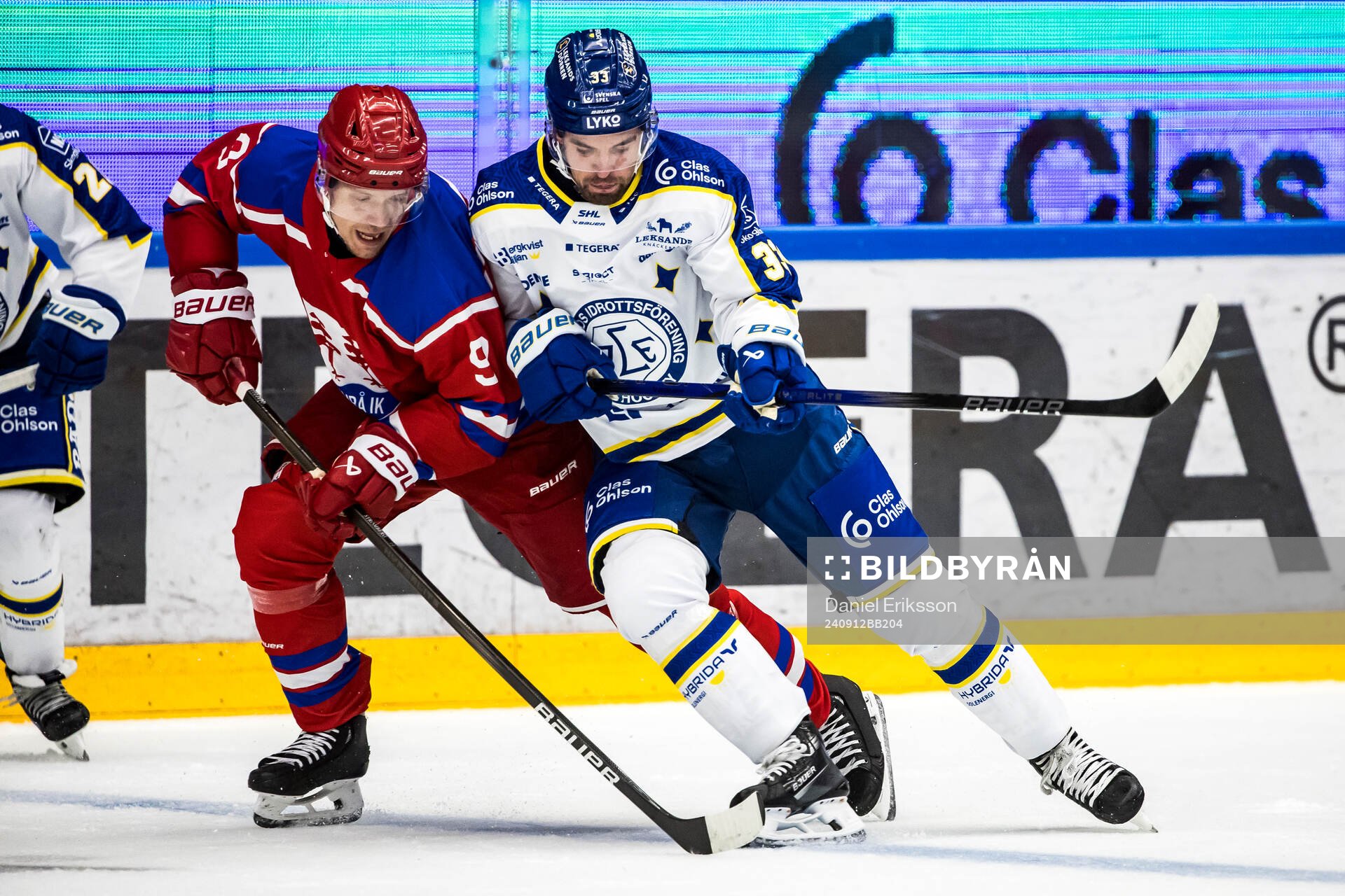 Timrås Didrik Strömberg och Leksands Eddie Larsson