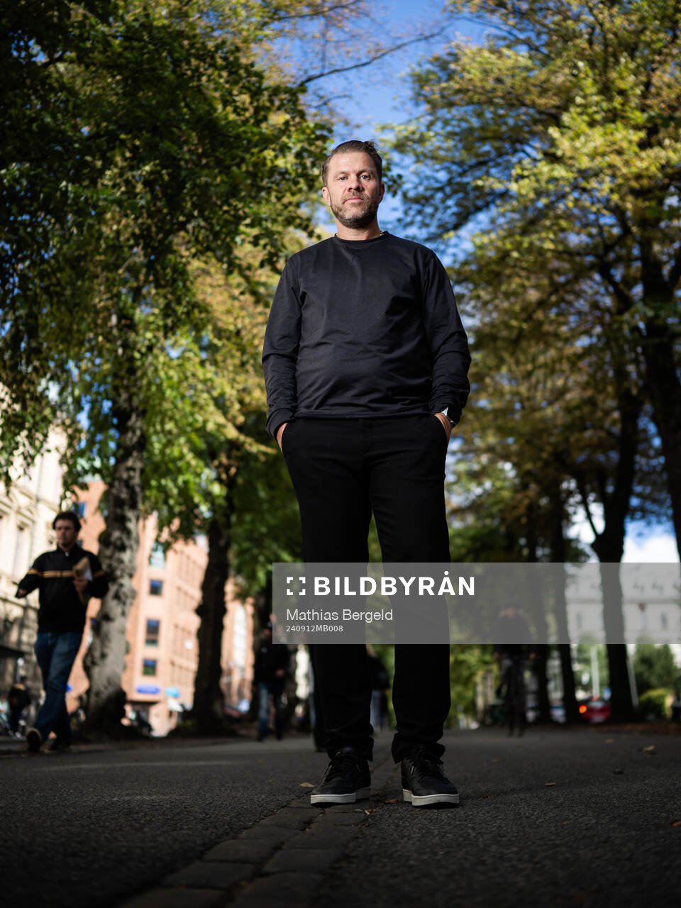 Häckens tränare Pål Arne Johansen poserar för ett porträtt den 12 september 2024 i Göteborg. 
