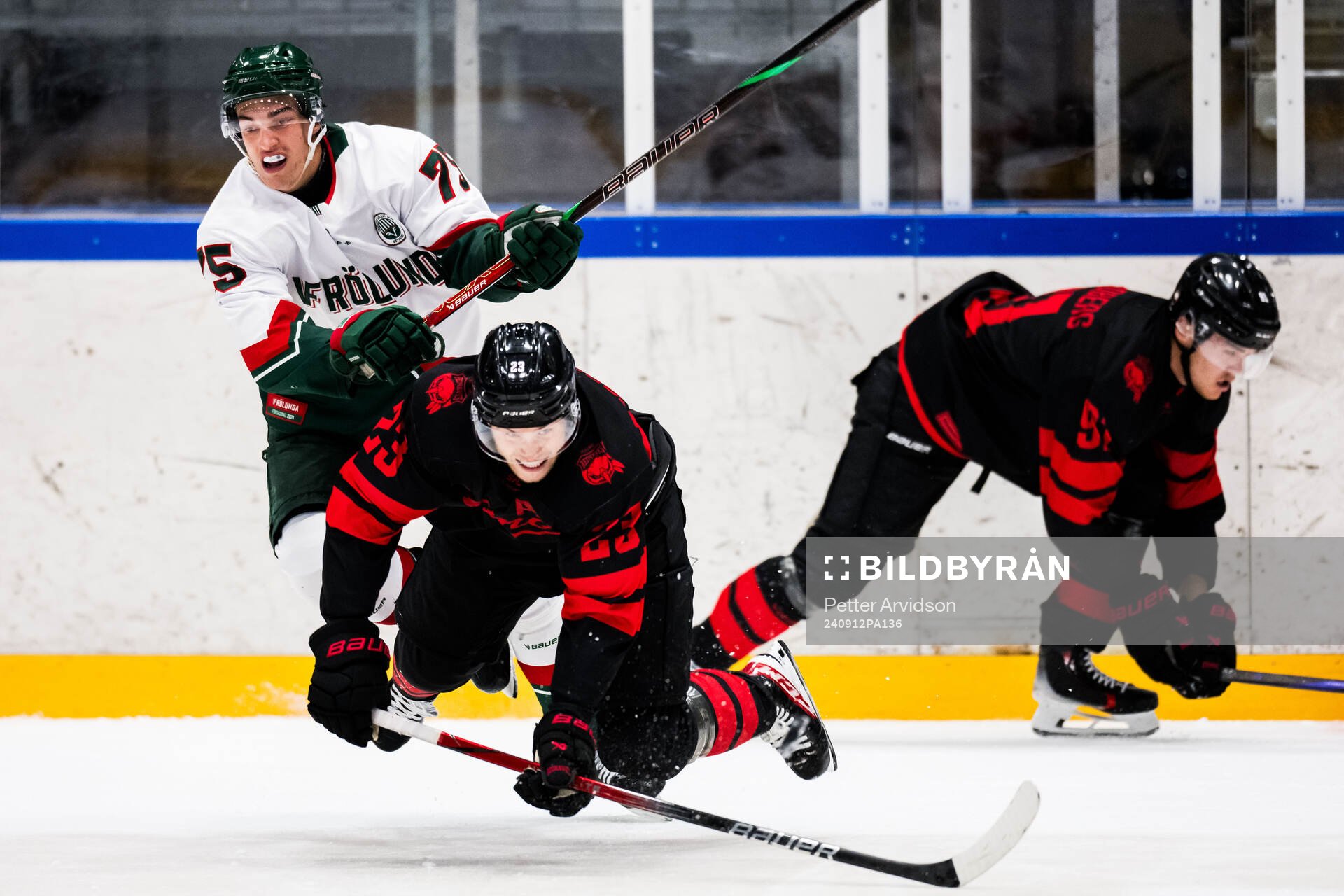 Malmö Redhawks Christoffer Forsberg och Frölundas David