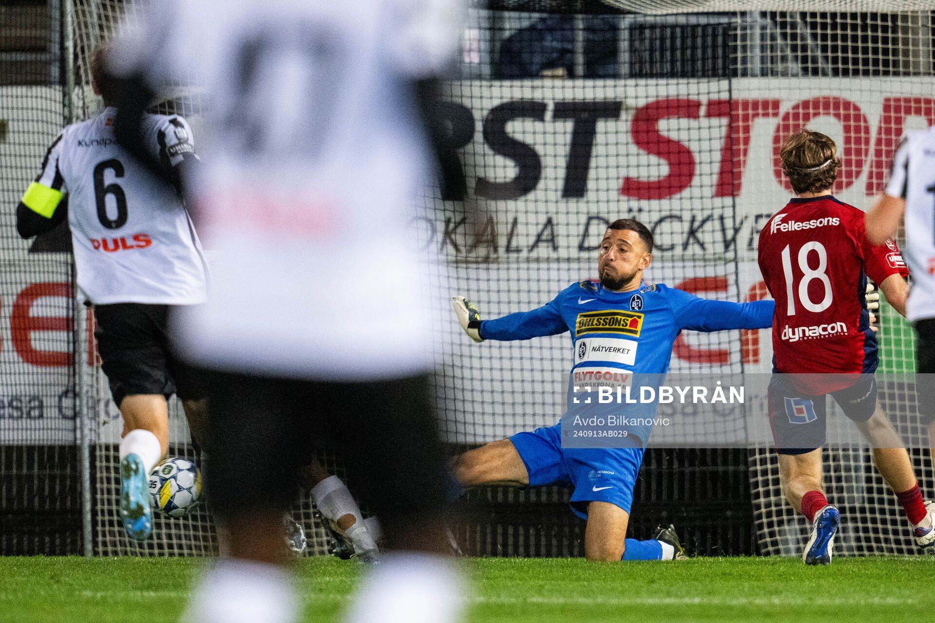 Landskronas målvakt Amr Kaddoura