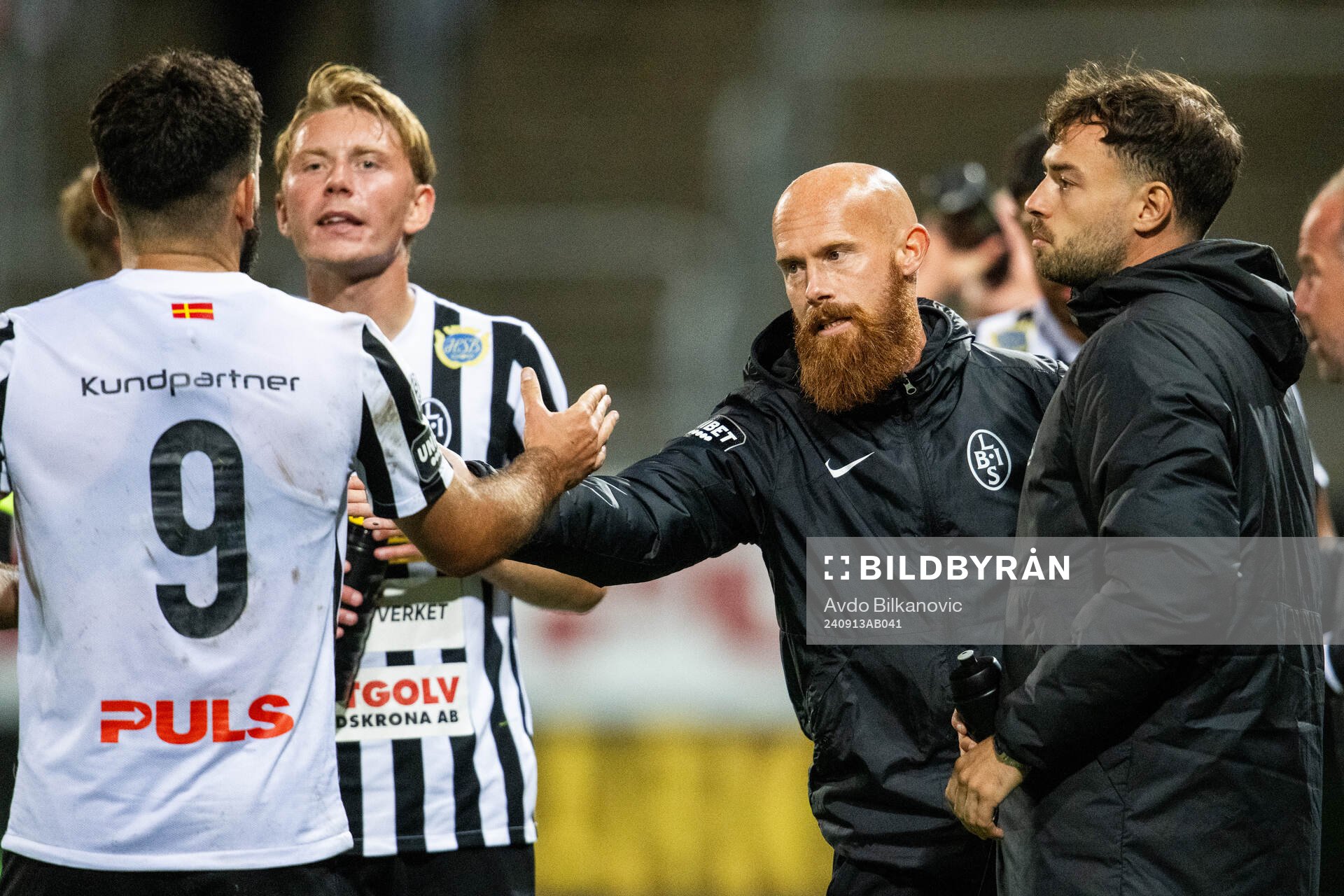 Landskronas tränare Max Mölder