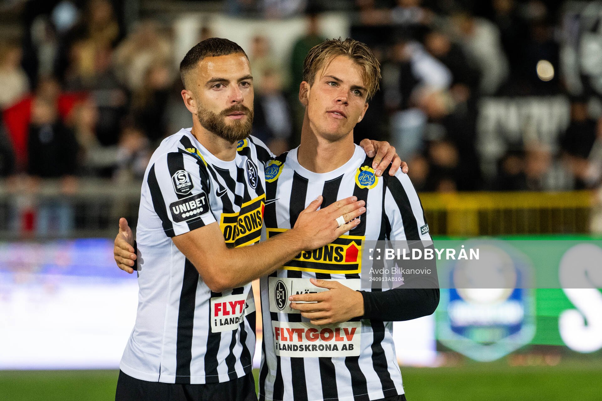 Landskronas Filip Sachpekidis och Victor Karlsson
