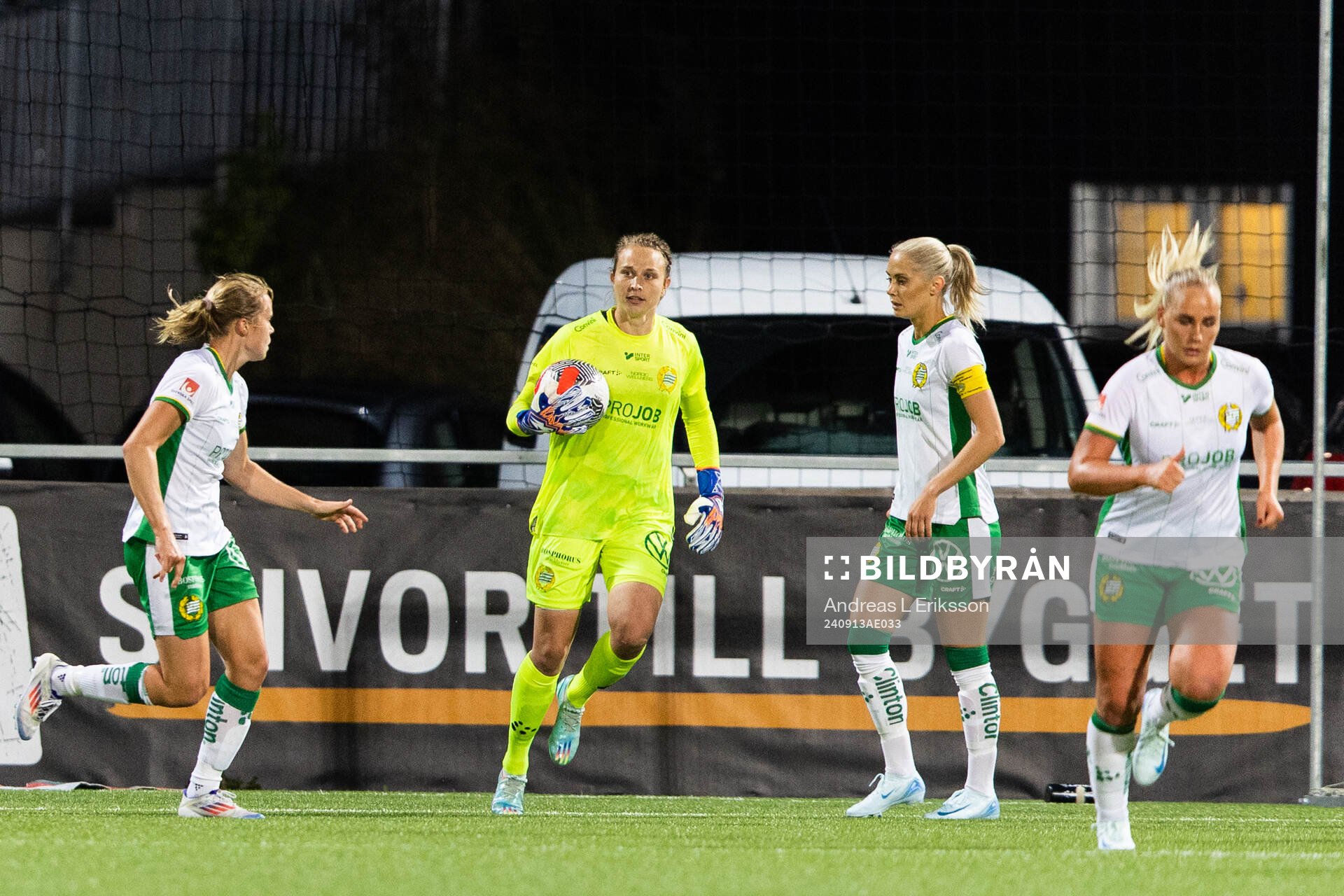 Hammarbys målvakt Anna Tamminen