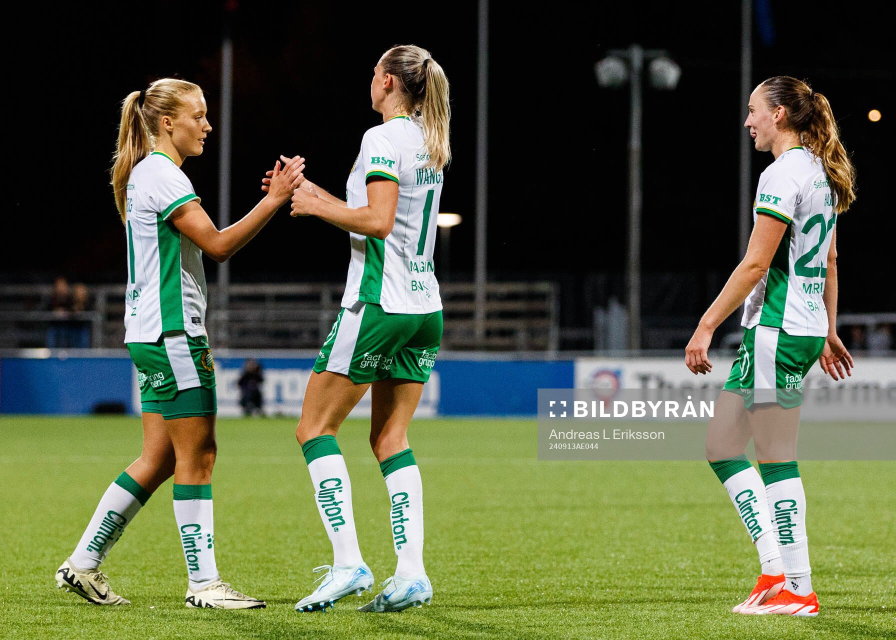 Hammarbys Smilla Holmberg jublar