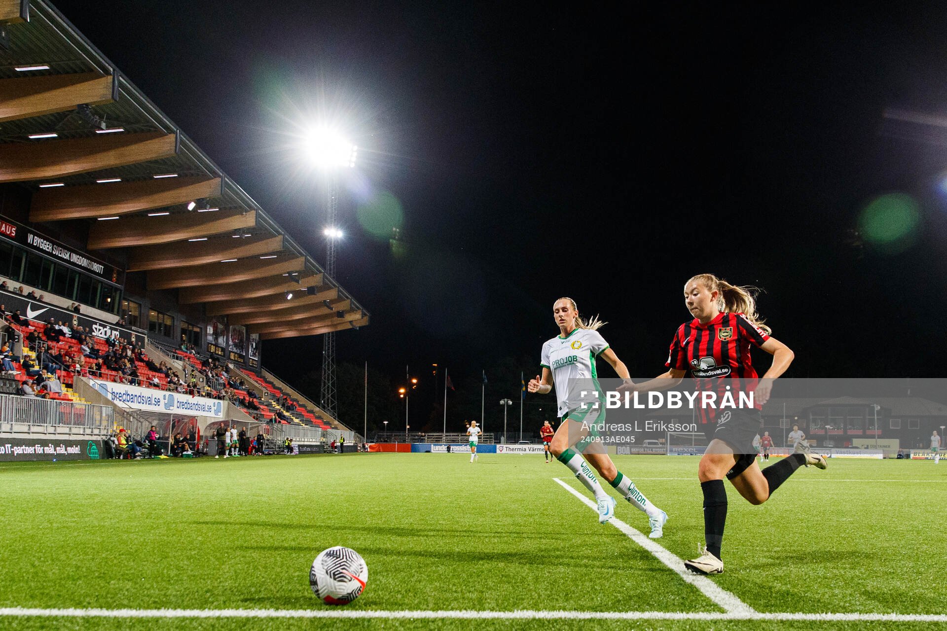 Hammarbys Ellen Wangerheim och Brommapojkarnas Paula