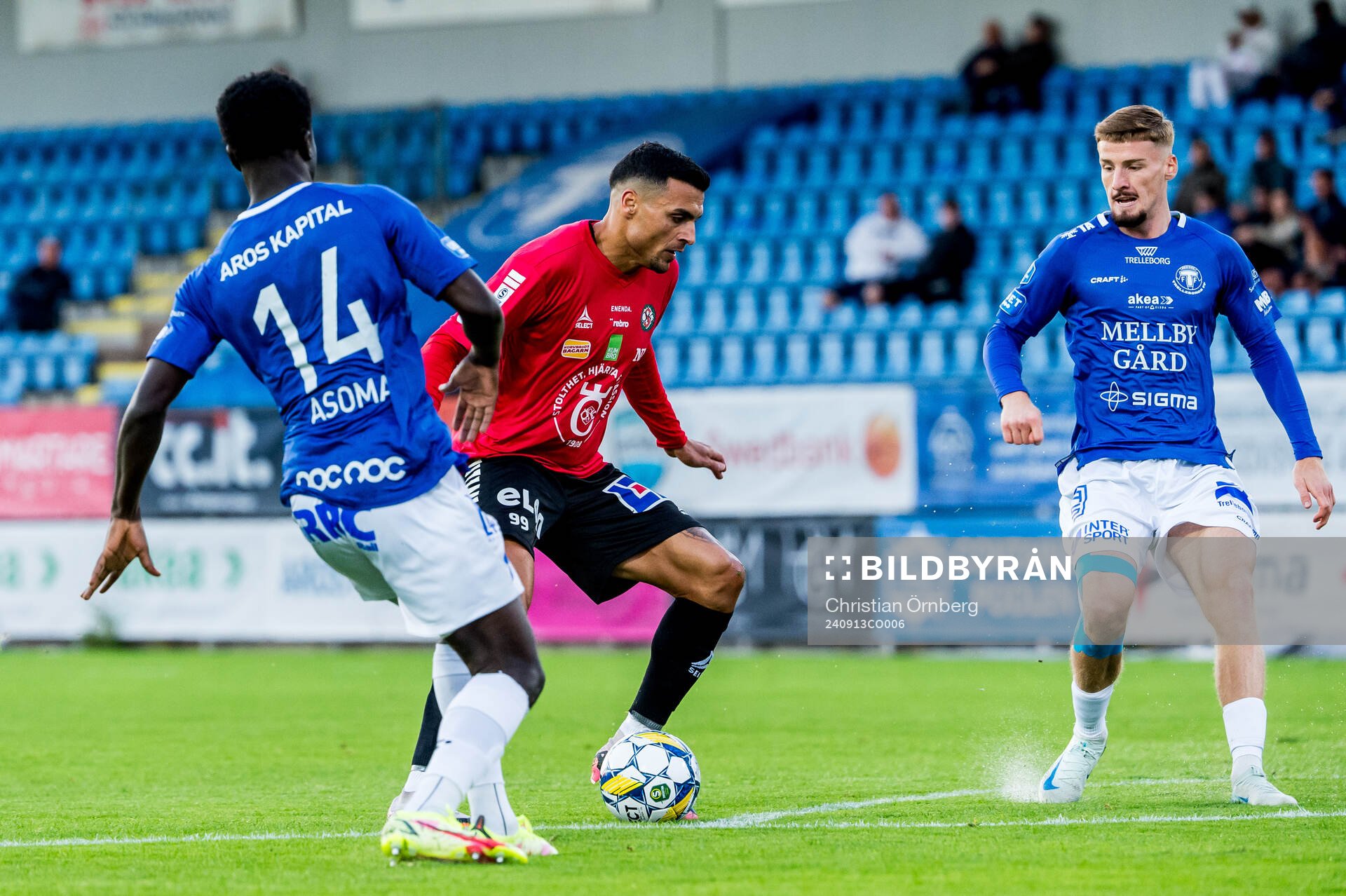 Örebros Ahmed Yasin mot Trelleborgs Samuel Asoma och