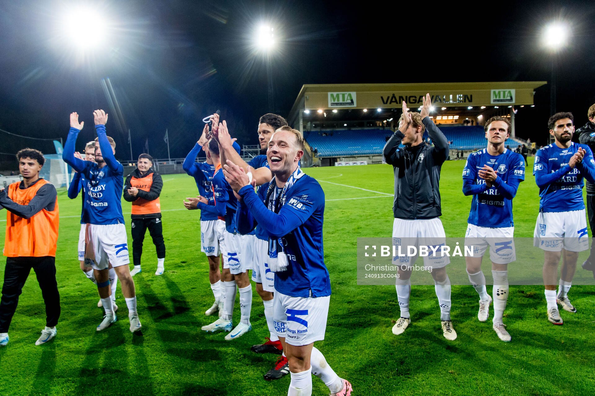 Trelleborgs Pierre Dahlin Larsen jublar