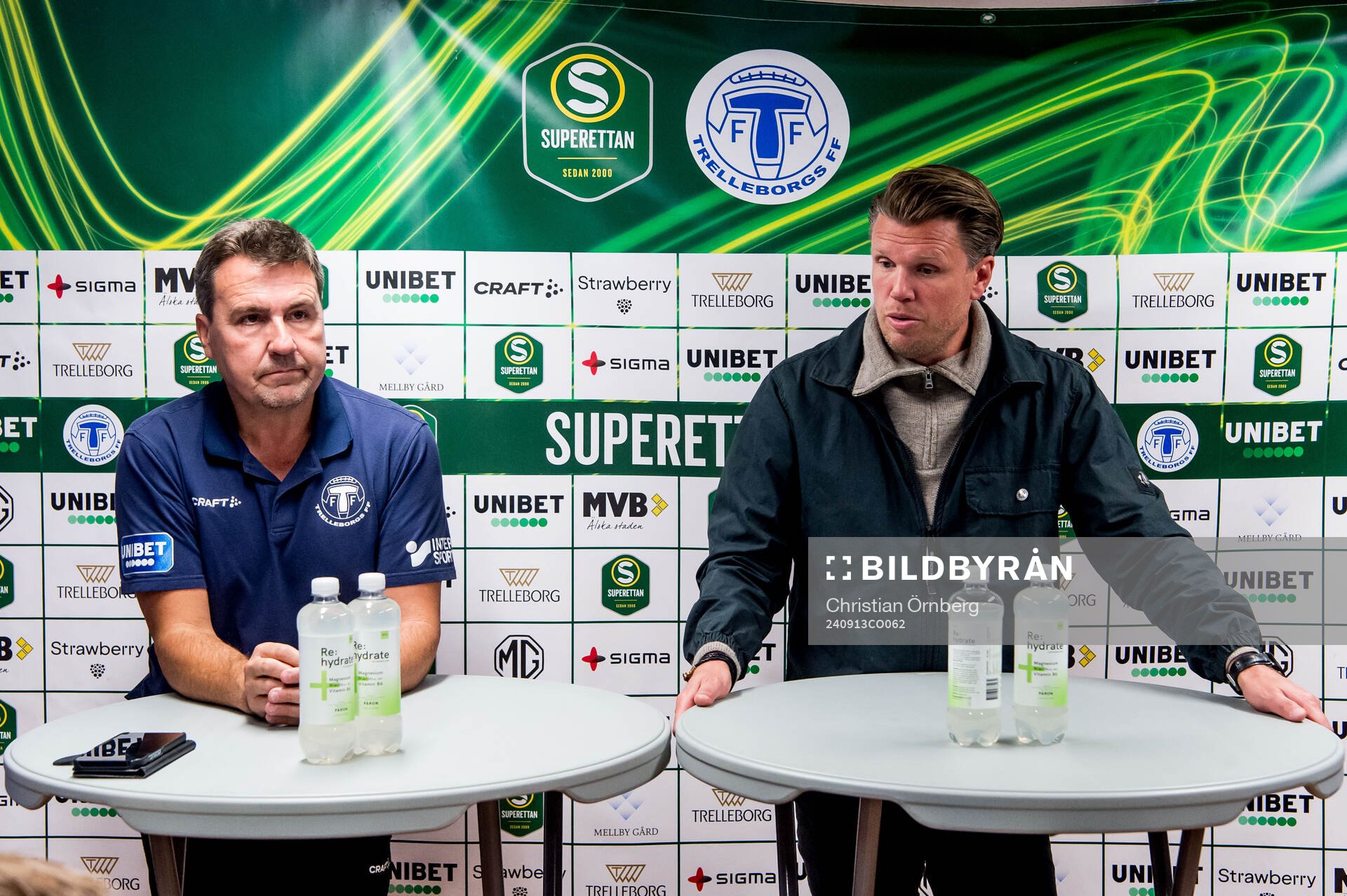 Trelleborgs tränare Stefan Jacobsson och Örebros