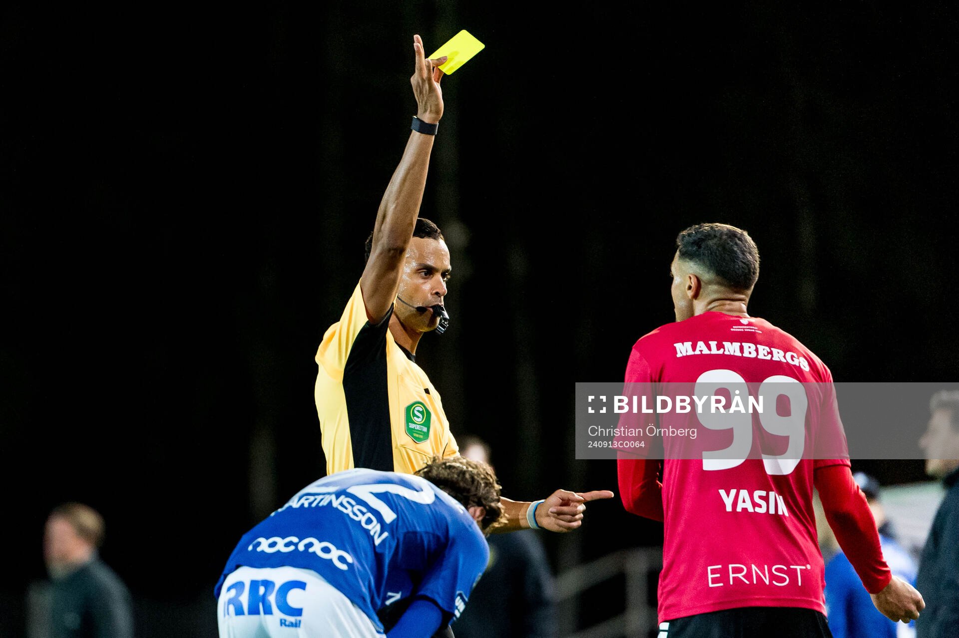 Domare Farouk nehdi och Örebros Ahmed Yasin