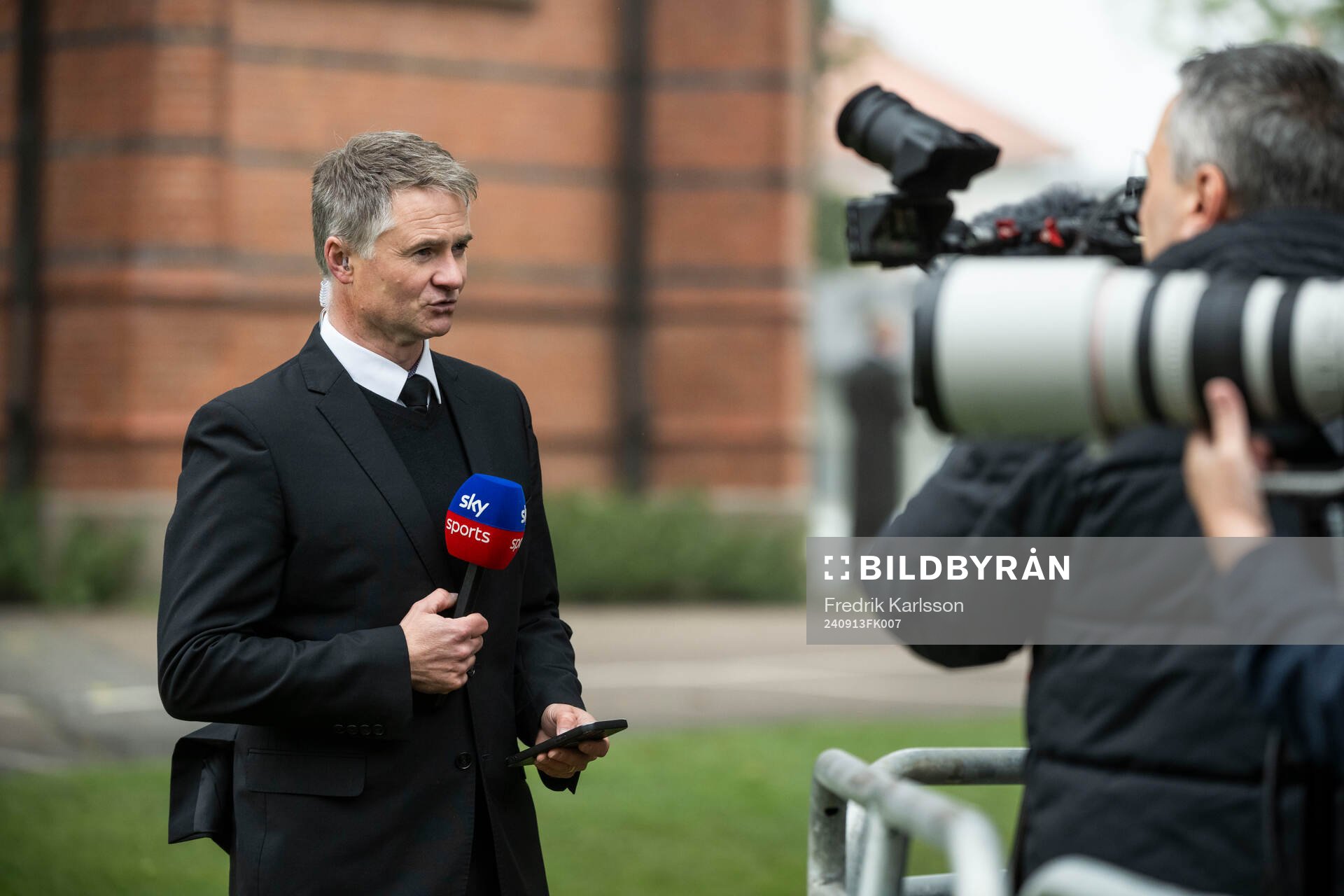 A reporter from Sky sports