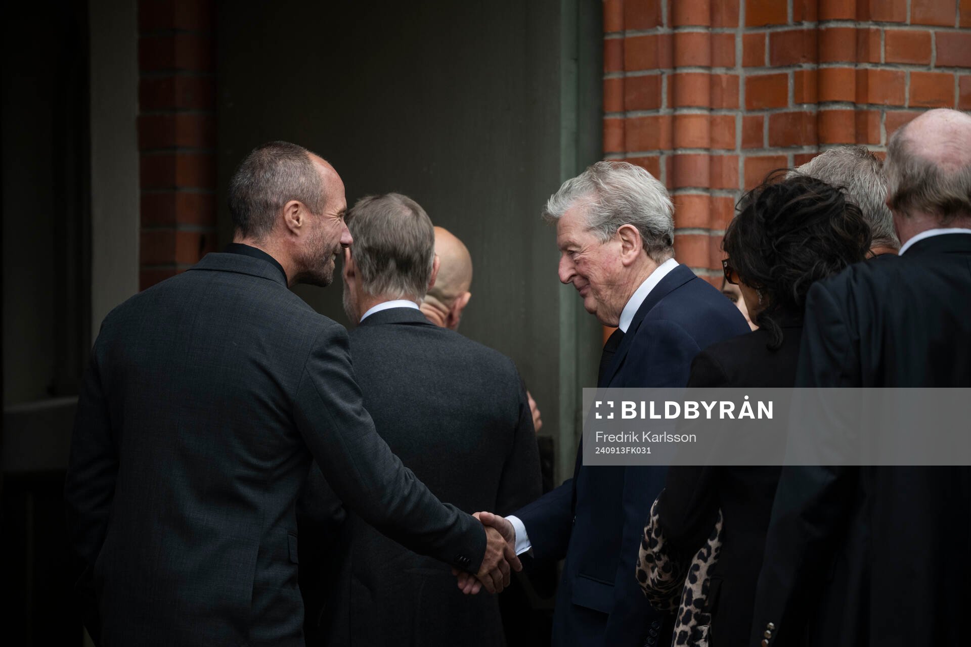 Son Johan Eriksson and Roy Hodgson