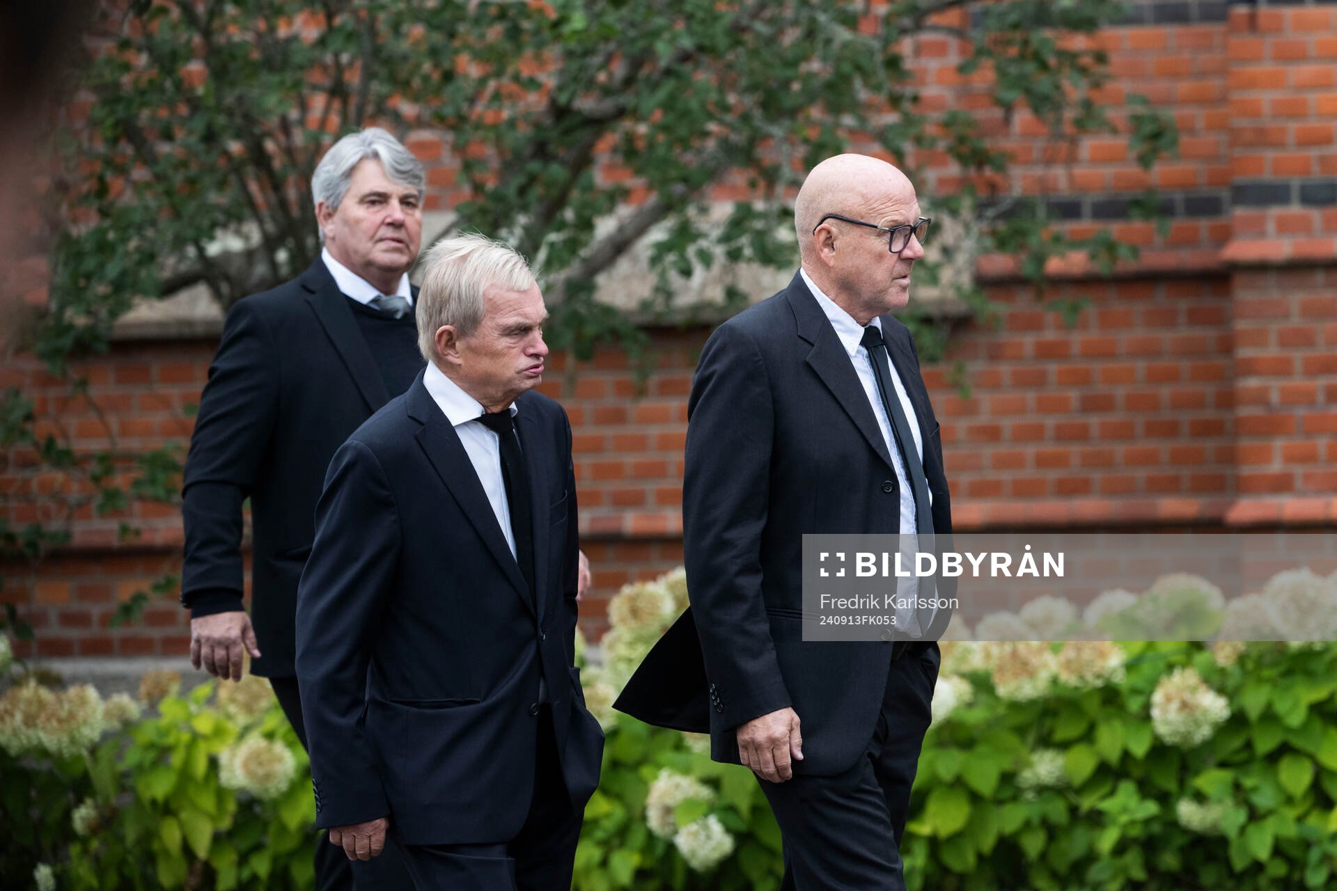 Thomas Wernerson (L), former football player and director,