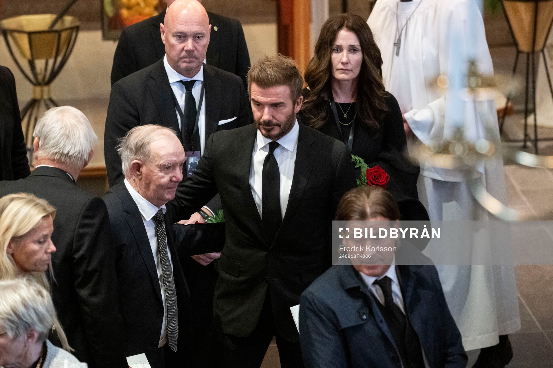 Tord Grip and David Beckham