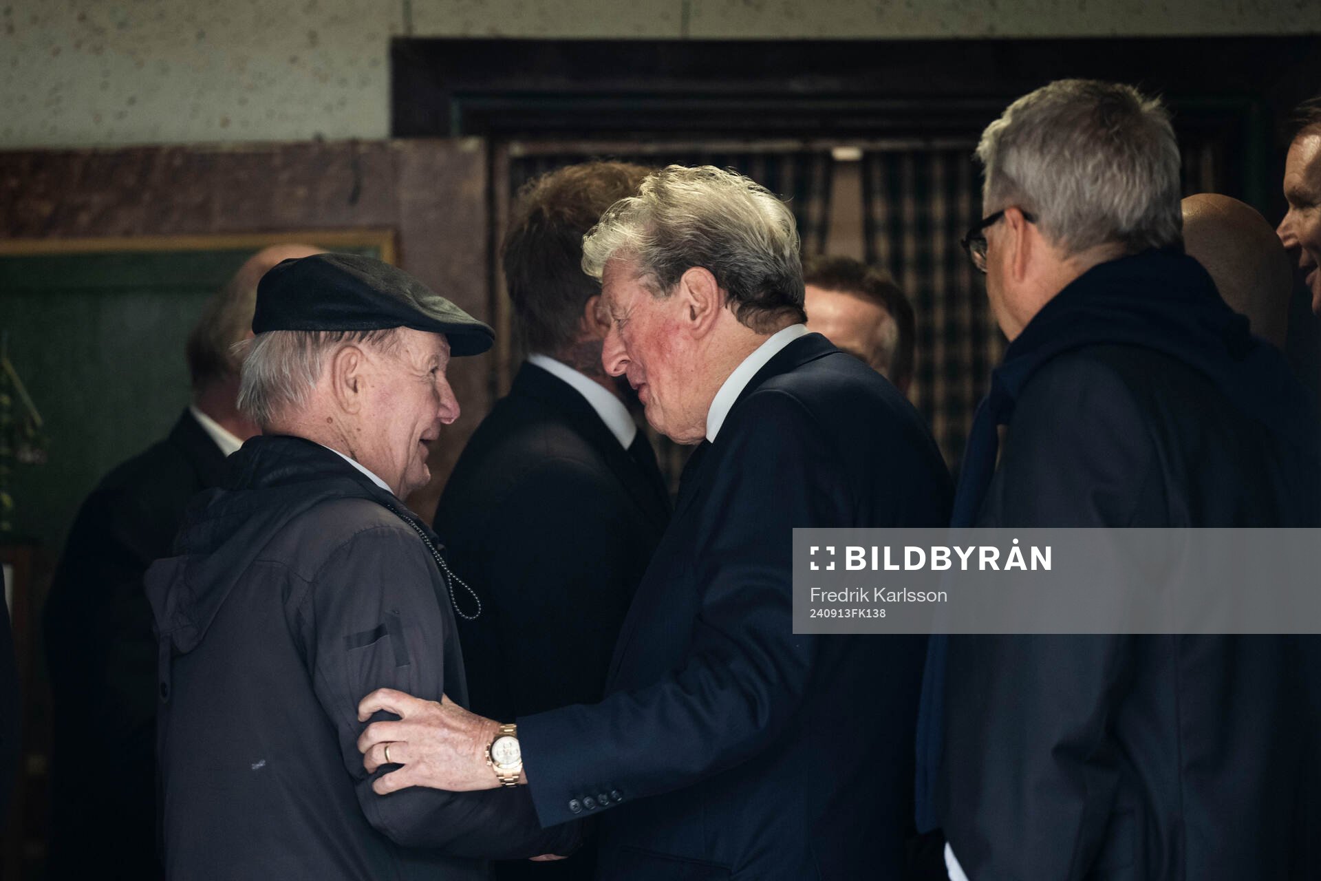 Tord Grip and Roy Hodgson
