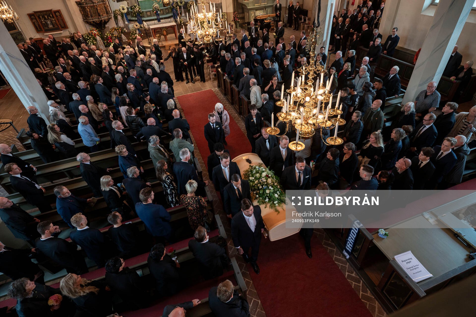 View from above in Fryksände Church