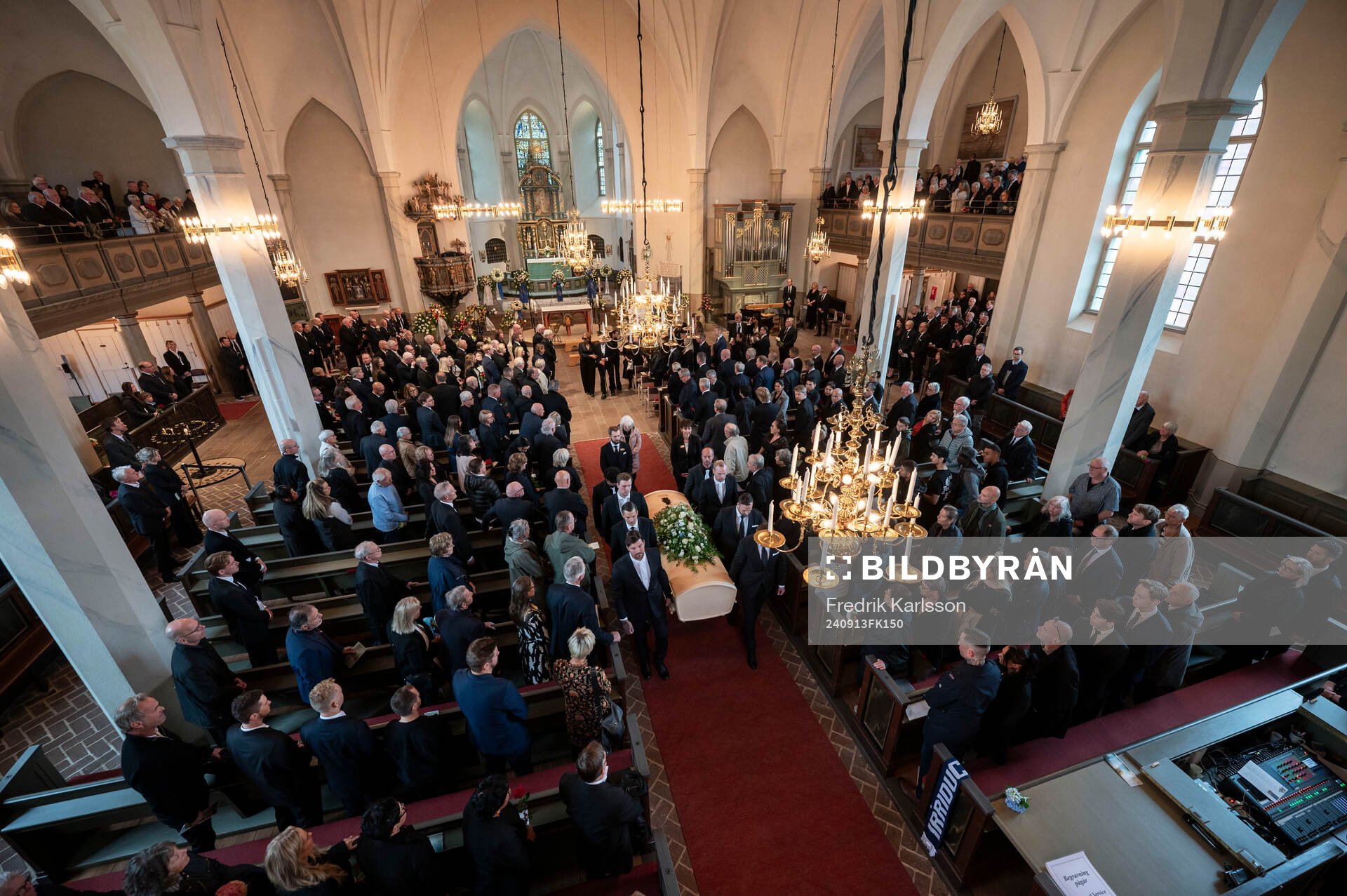 View from above in Fryksände Church