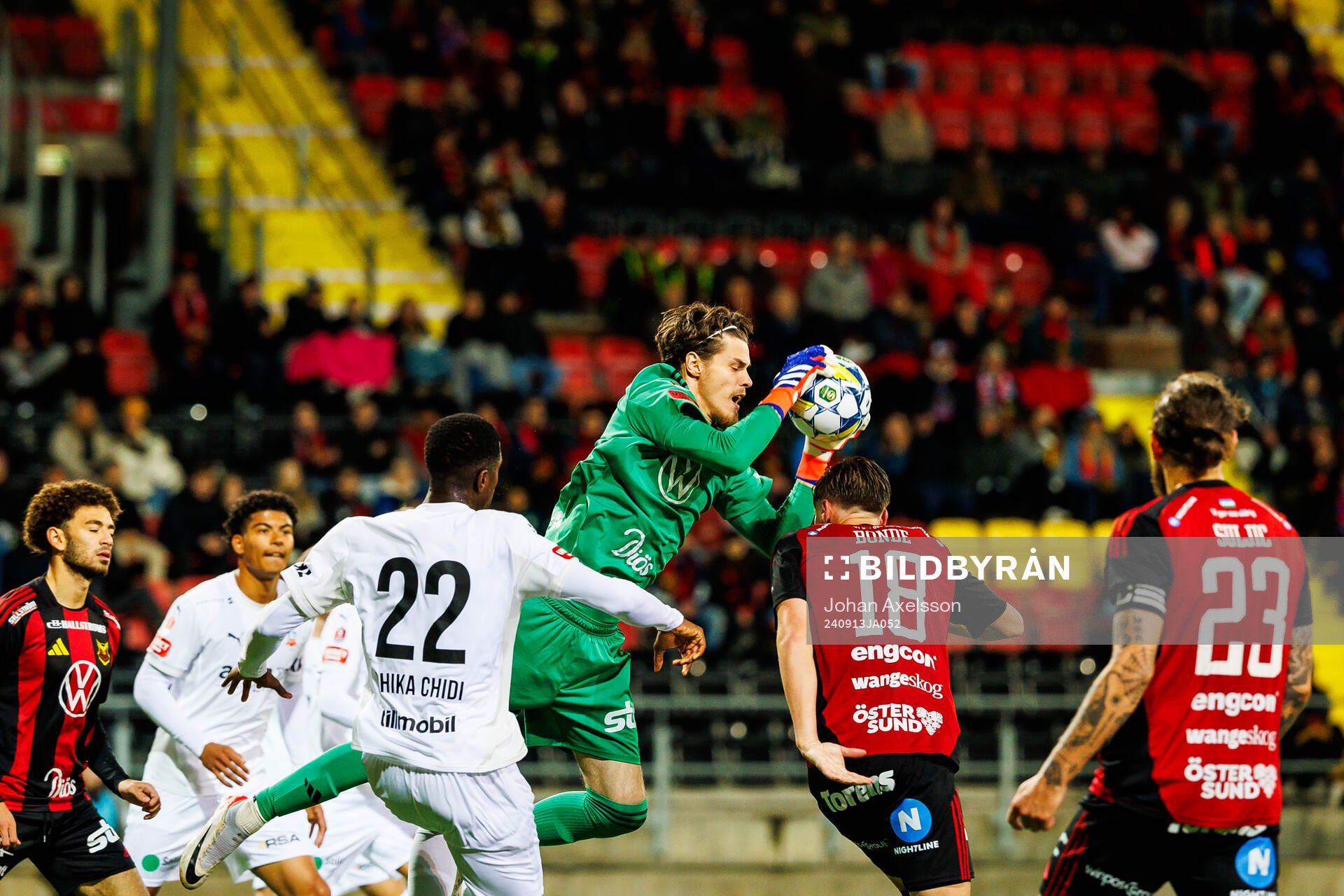 Östersunds målvakt Adam Benediktsson