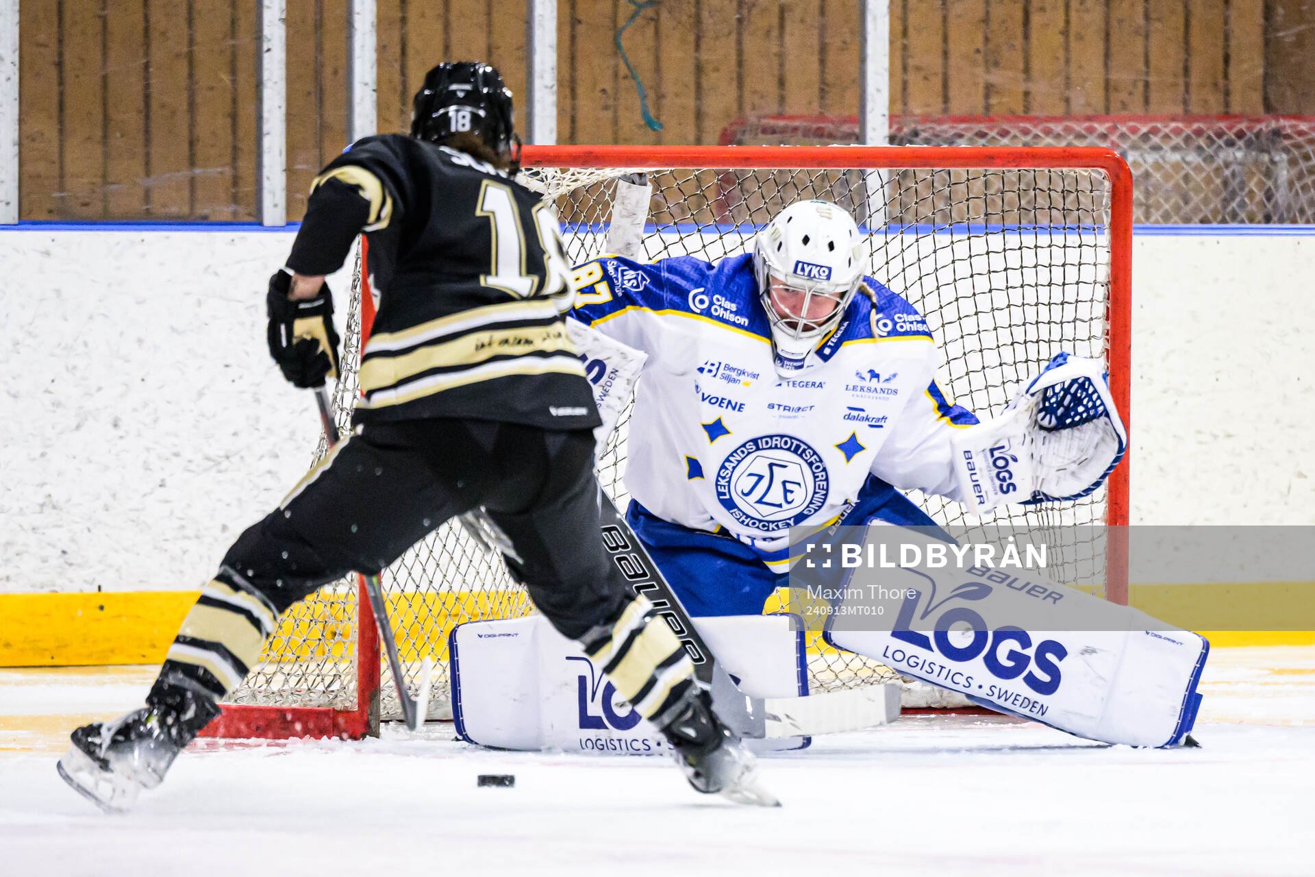 Leksands målvakt Ellen Jonsson och