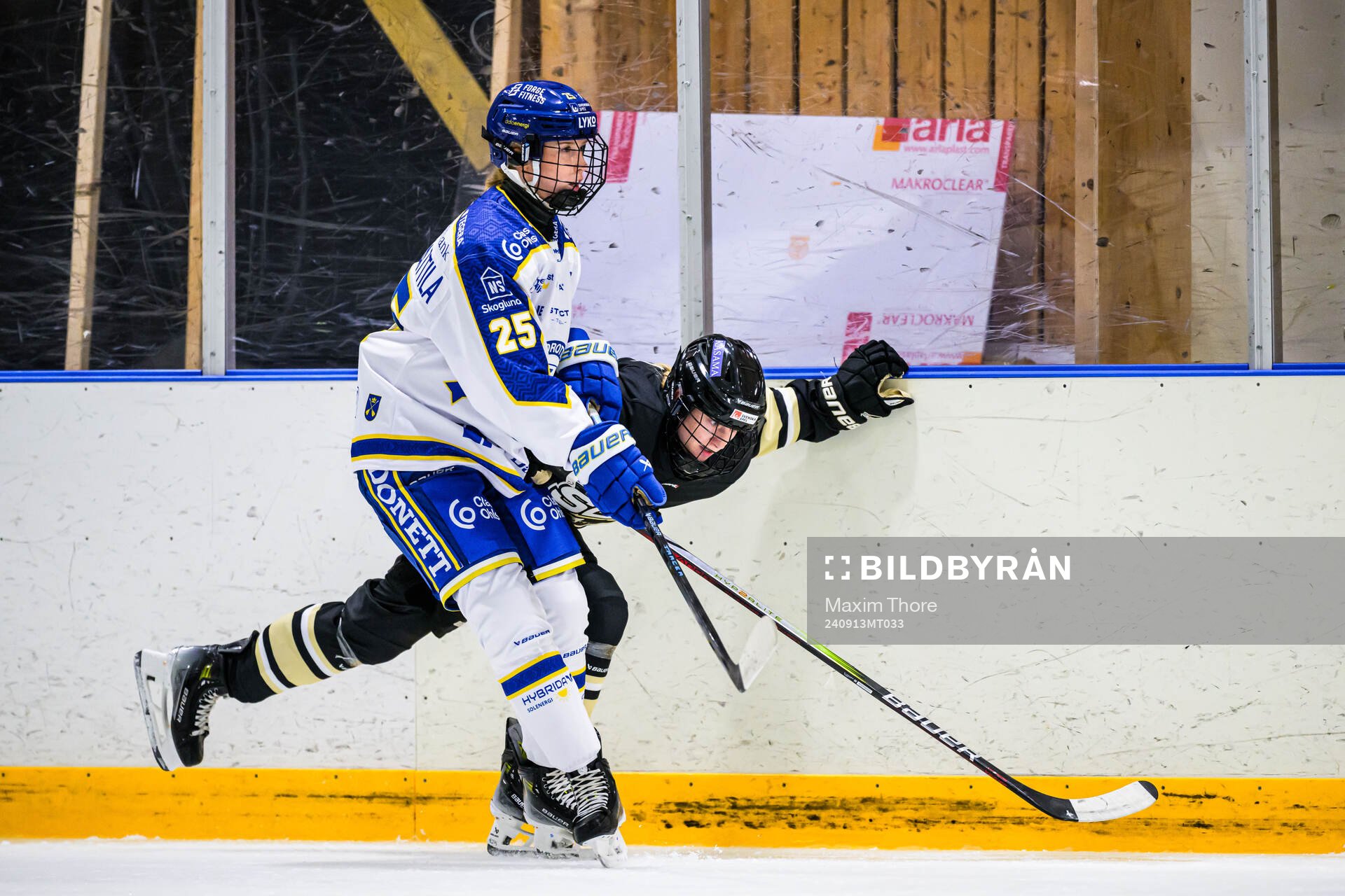 Leksands Nathalie Carlsson Mattila och SDEs Mimmi Gill
