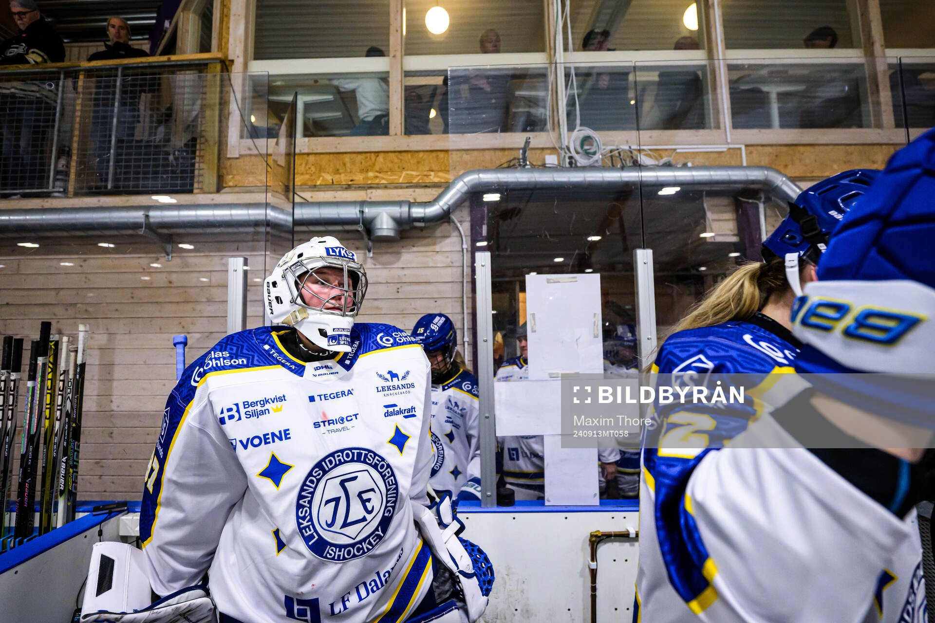 Leksands målvakt Ellen Jonsson