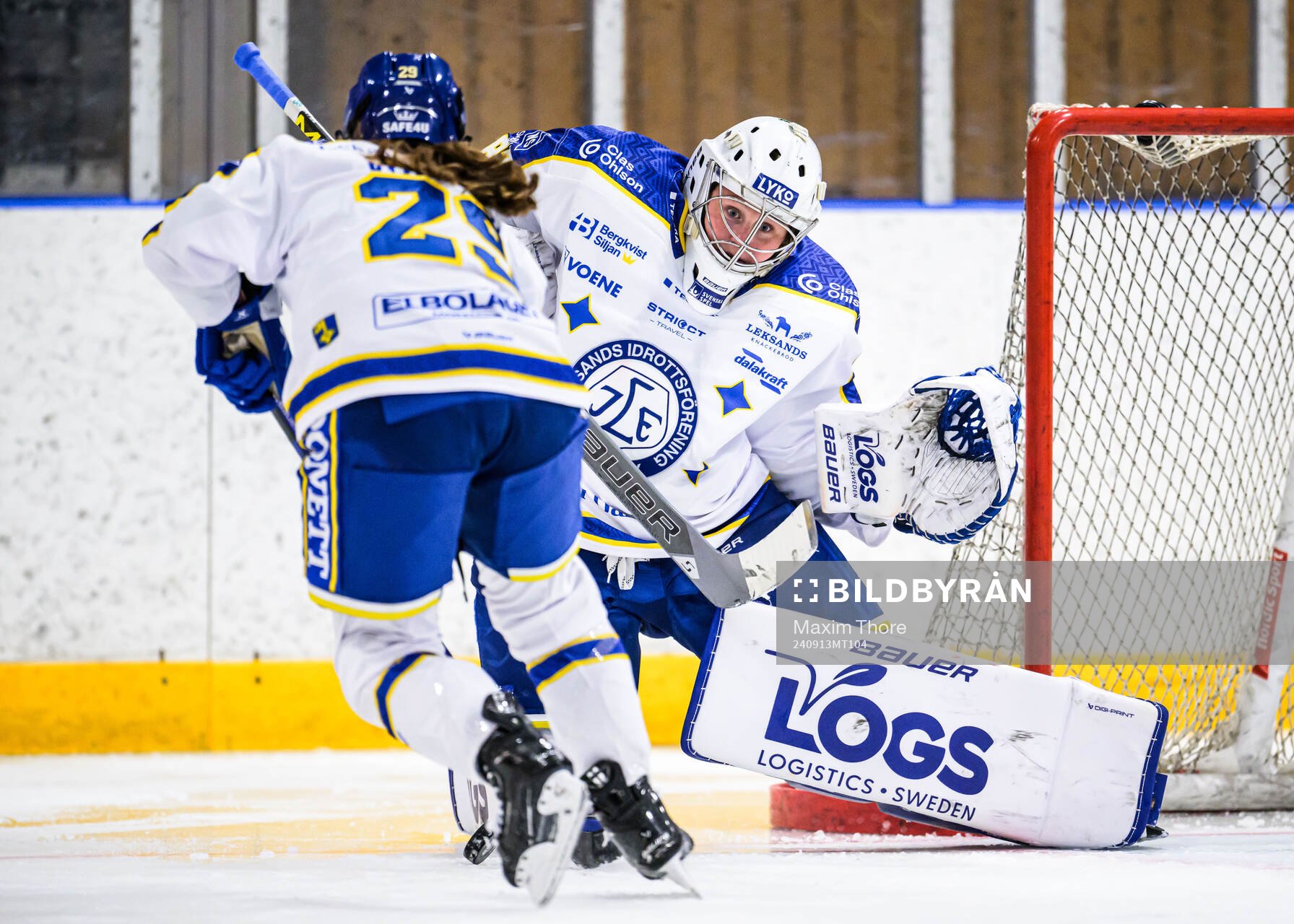 Leksands målvakt Ellen Jonsson