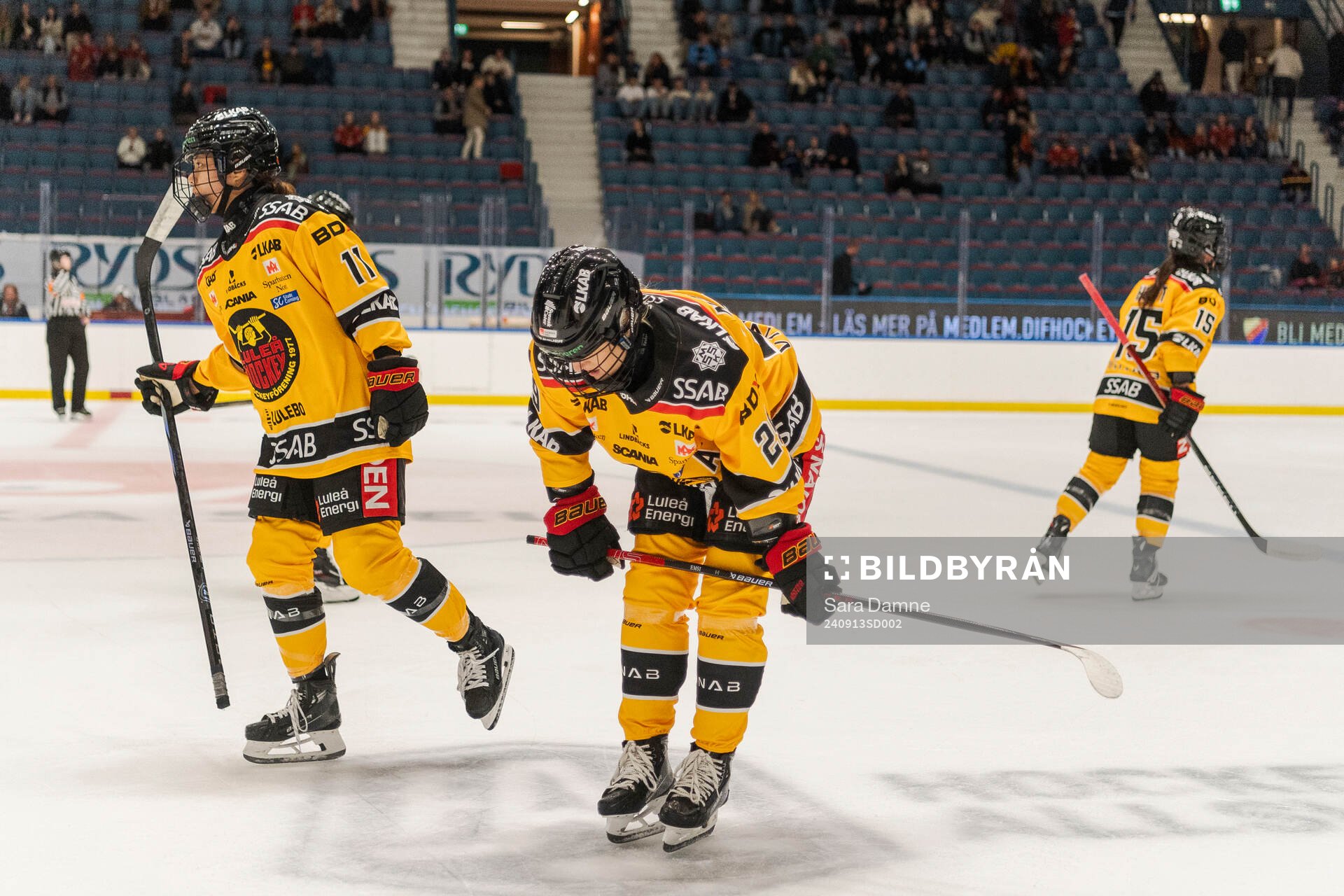 Luleås Wilma Hjelm deppar