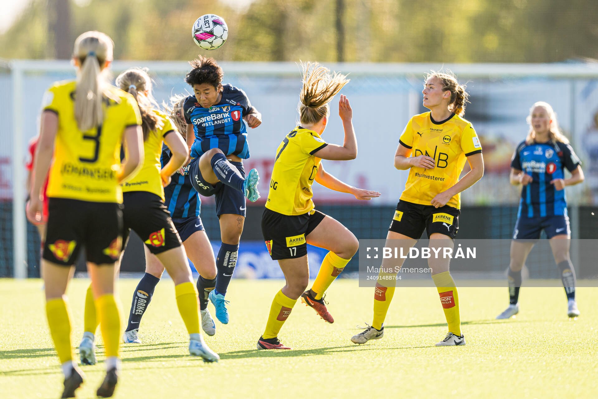 Meryll Krysteen Rosales Serrano of Stabæk during the Toppserien football match between Stabæk and LSK Kvinner on September 14, 2024 in Bekkestua.