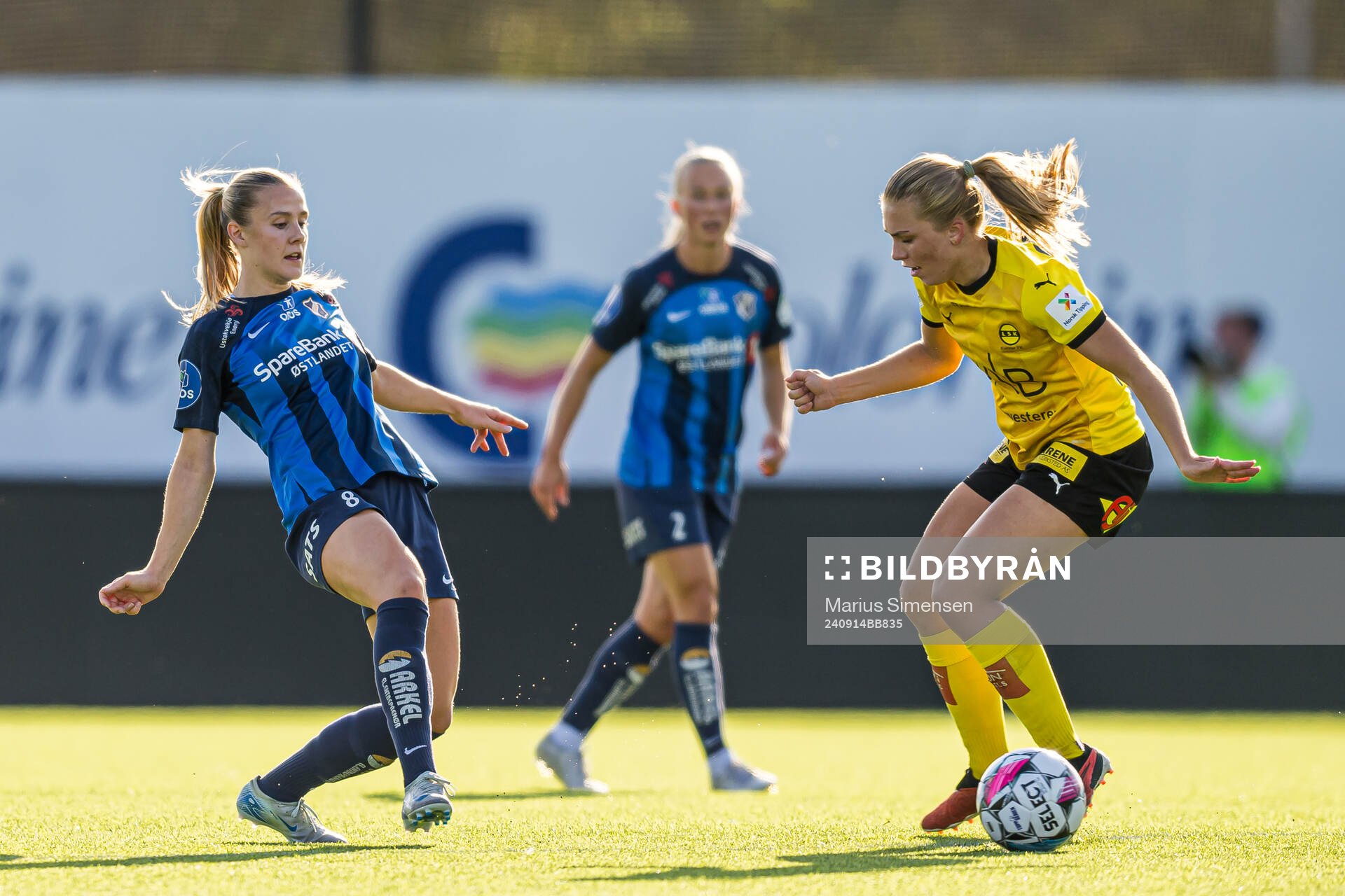 Emilie Libakken Østerås of Stabæk during the Toppserien football match between Stabæk and LSK Kvinner on September 14, 2024 in Bekkestua.