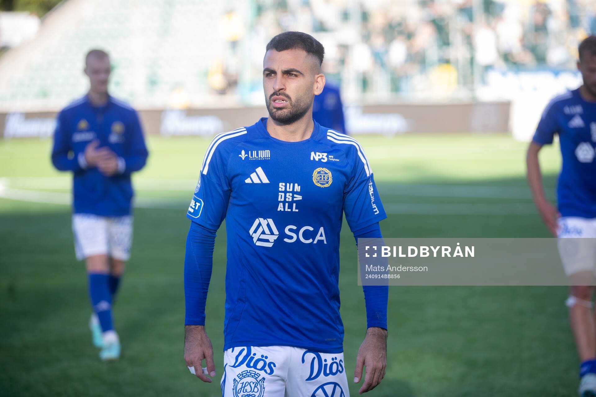 GIF Sundsvalls Marc Manchon deppar