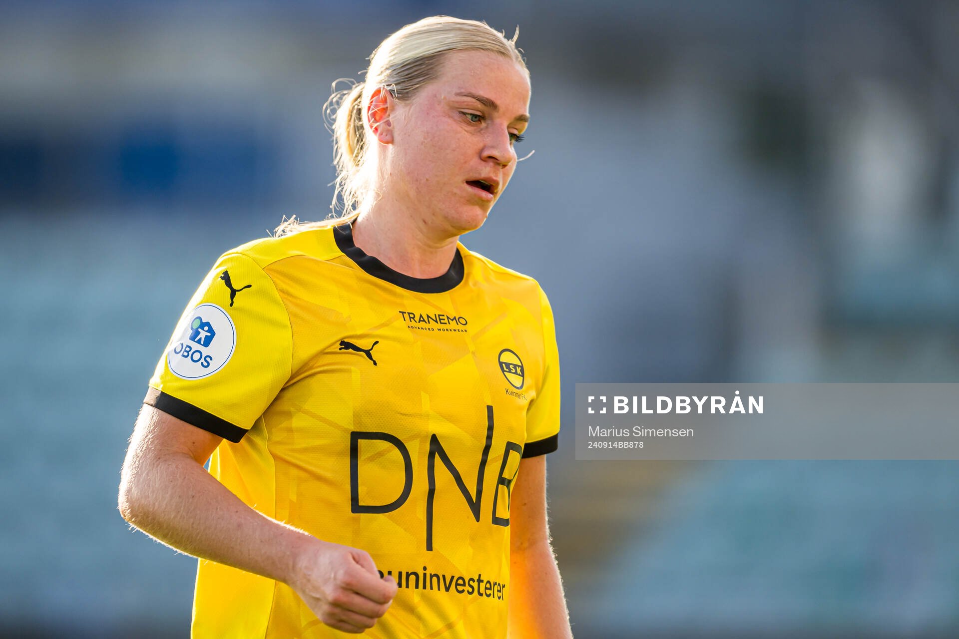 Camilla Huseby of LSK Kvinner during the Toppserien football match between Stabæk and LSK Kvinner on September 14, 2024 in Bekkestua.