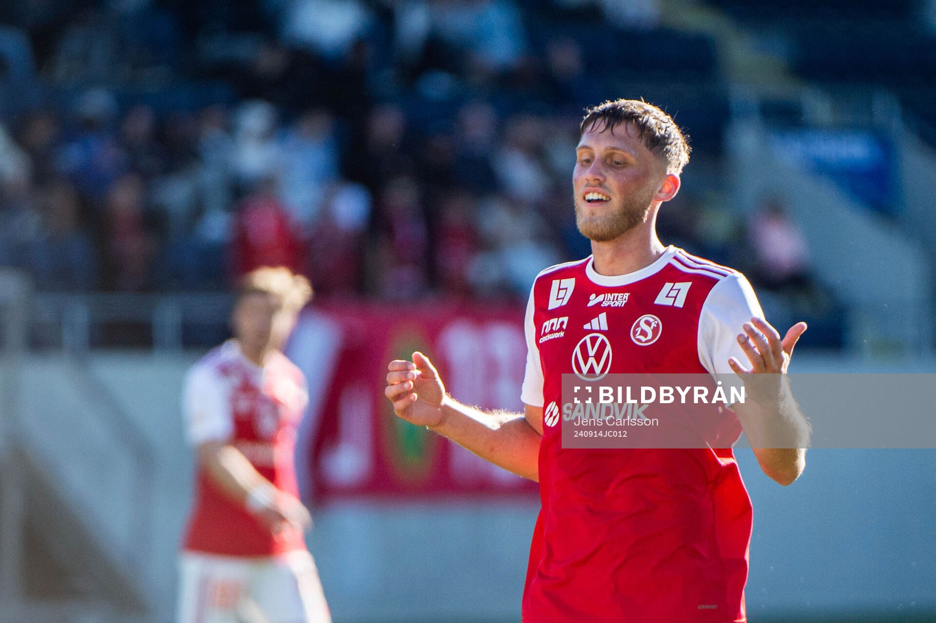 Sandvikens IFs Emil Engqvist deppar