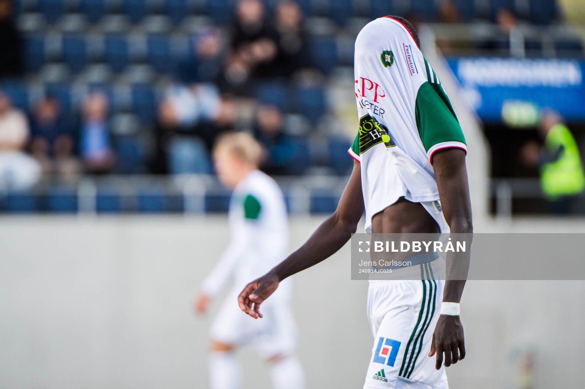 Skövde AIKs Mamadou Ousmane Diagne deppar