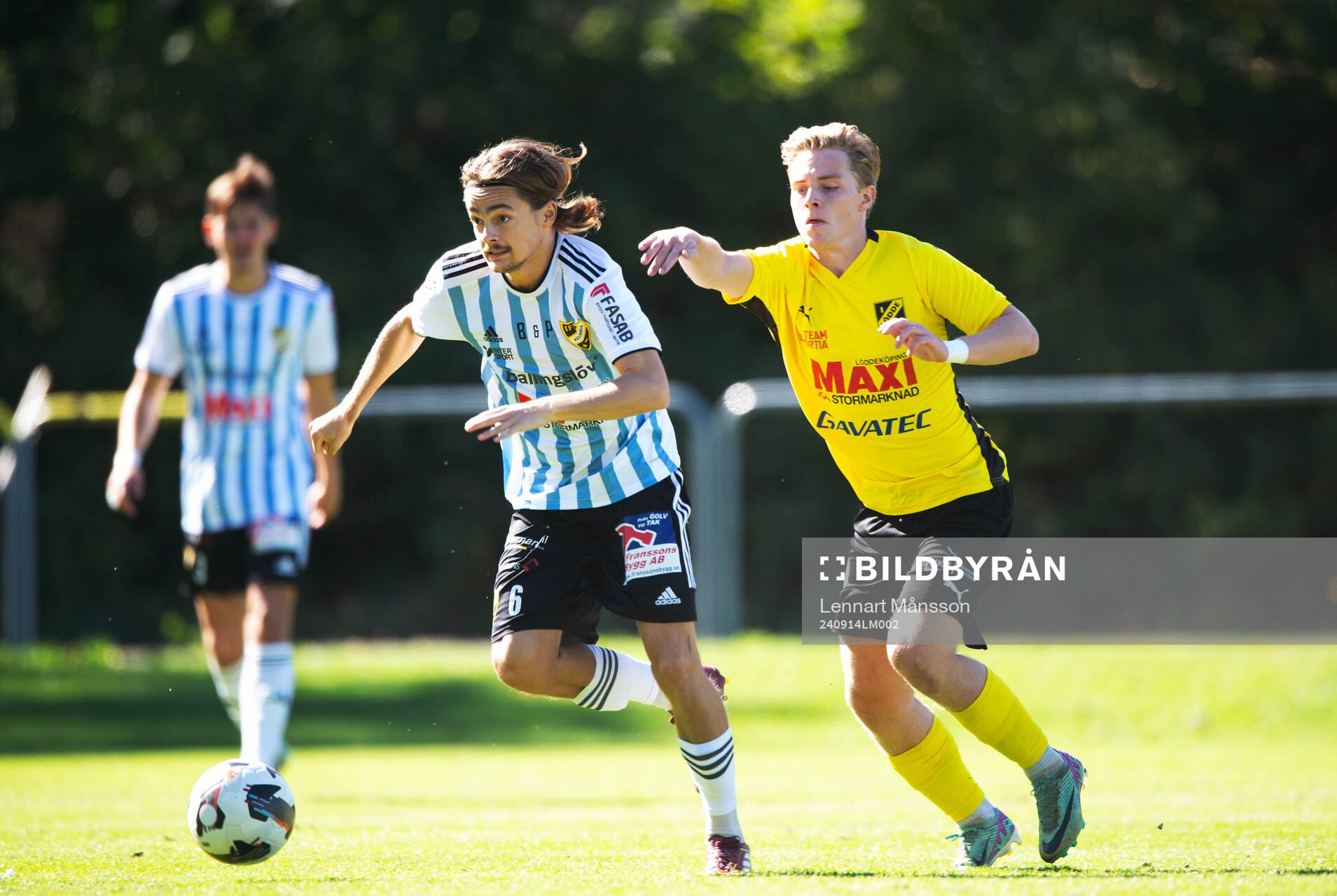 IFK Hässleholms Gustaf Winroth I matchen i division 2