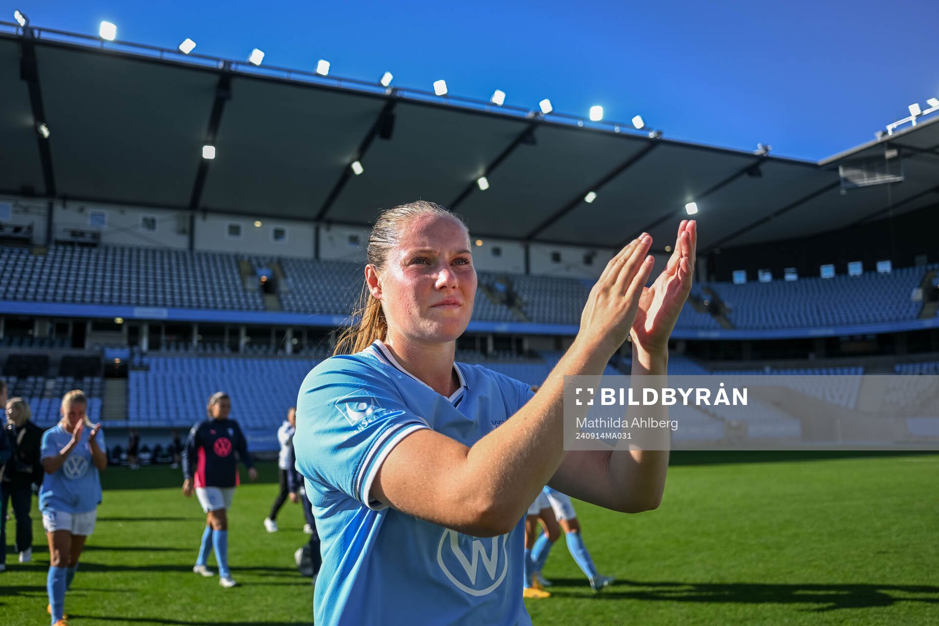 Malmö FFs Linnea Svensson jublar