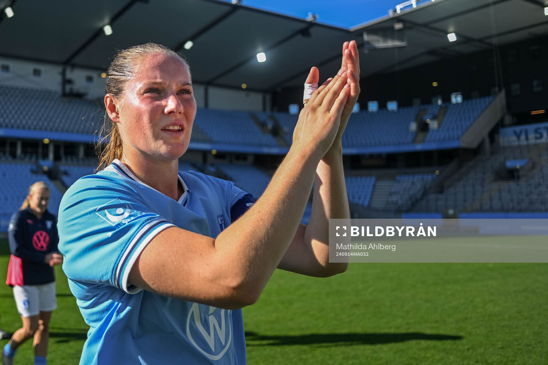 Malmö FFs Linnea Svensson jublar