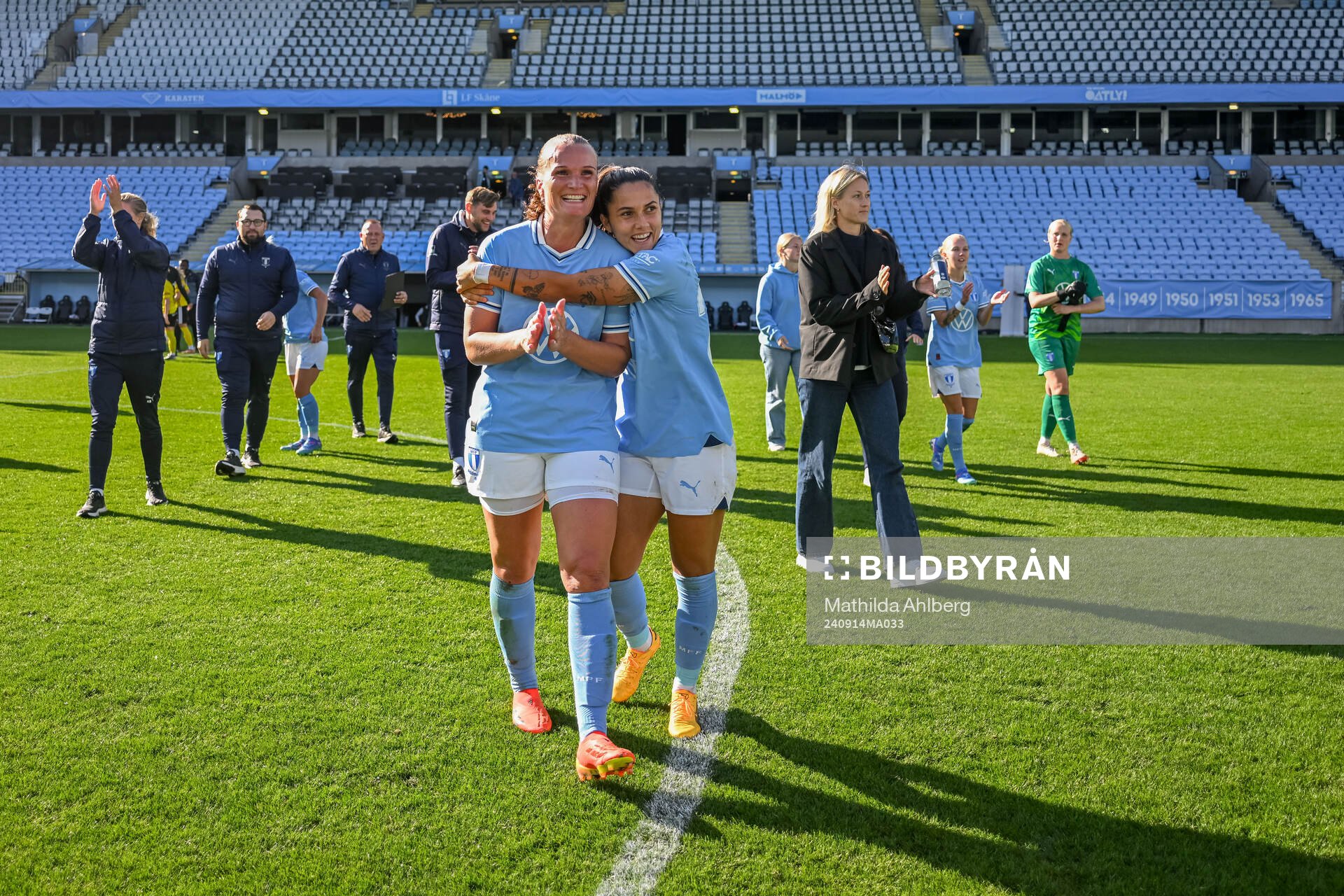 Malmö FFs Lovisa Gustafsson och Ana Mafalda Ferreira