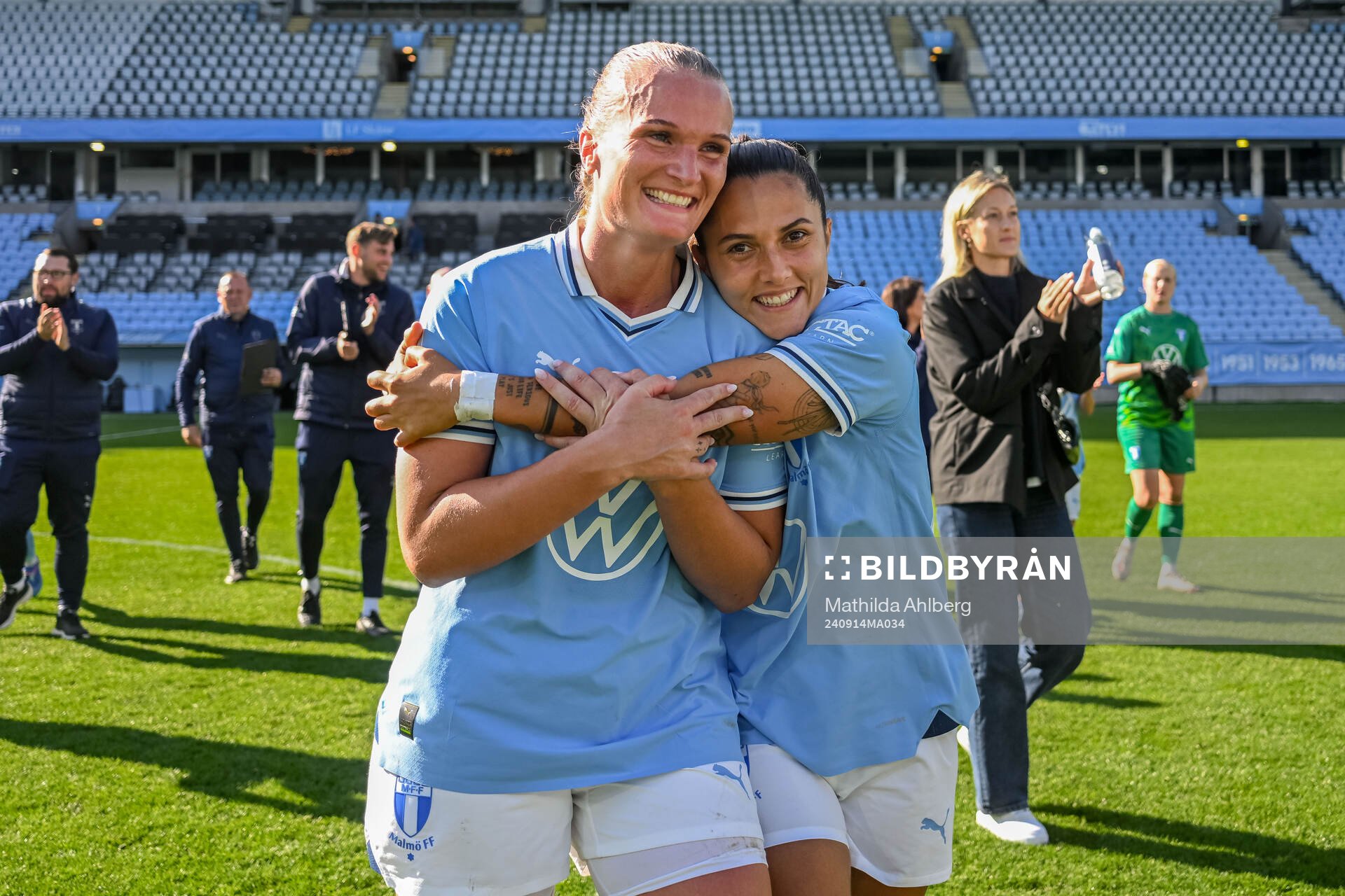 Malmö FFs Lovisa Gustafsson och Ana Mafalda Ferreira