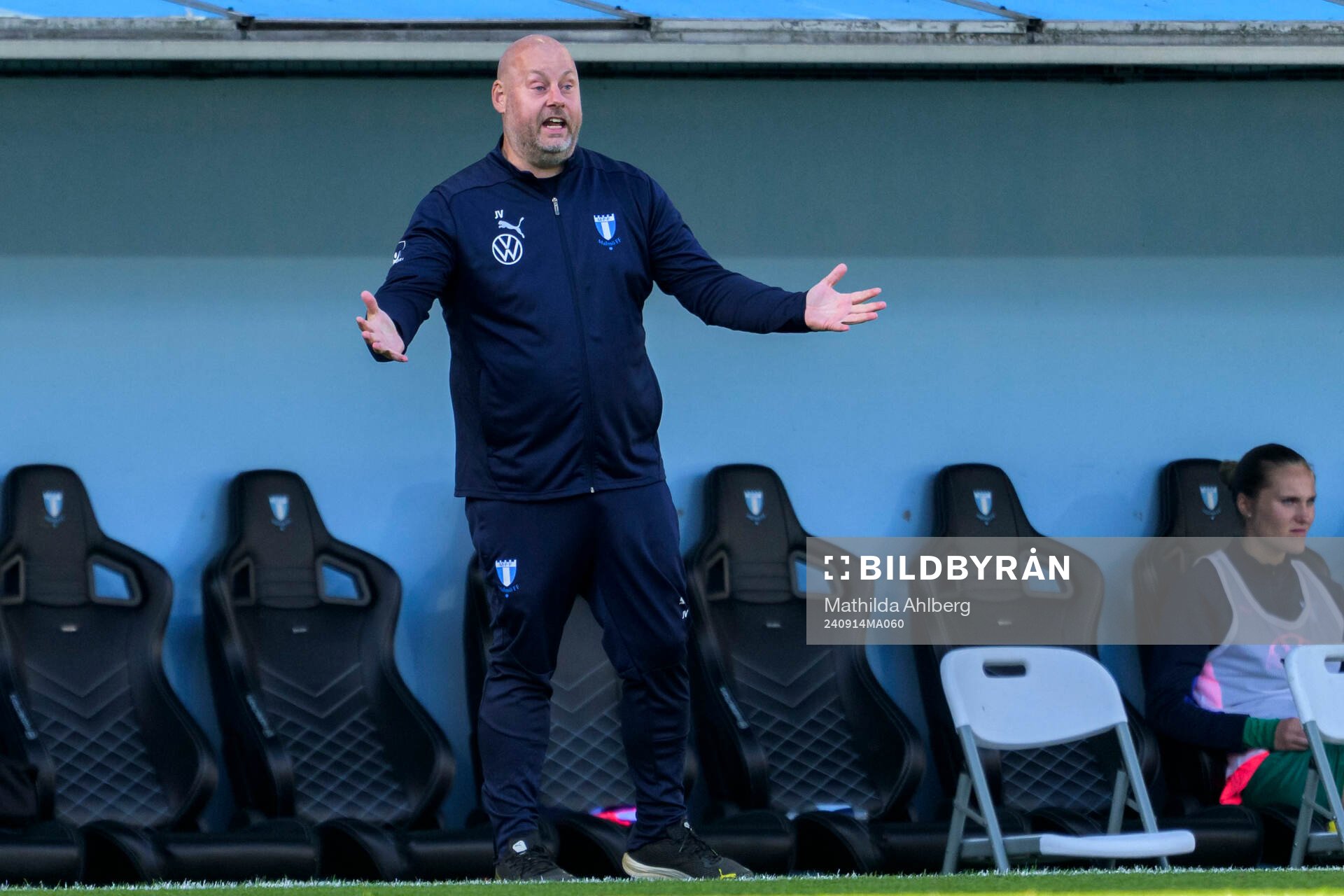 Malmö FFs tränare Jonas Valfridsson