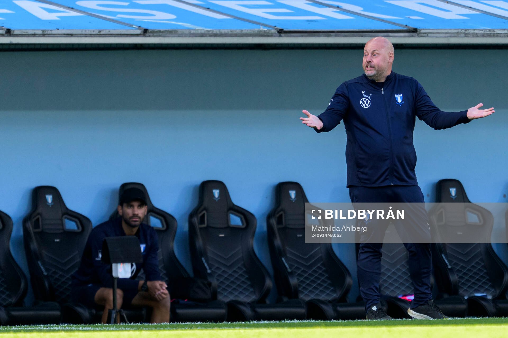 Malmö FFs tränare Jonas Valfridsson