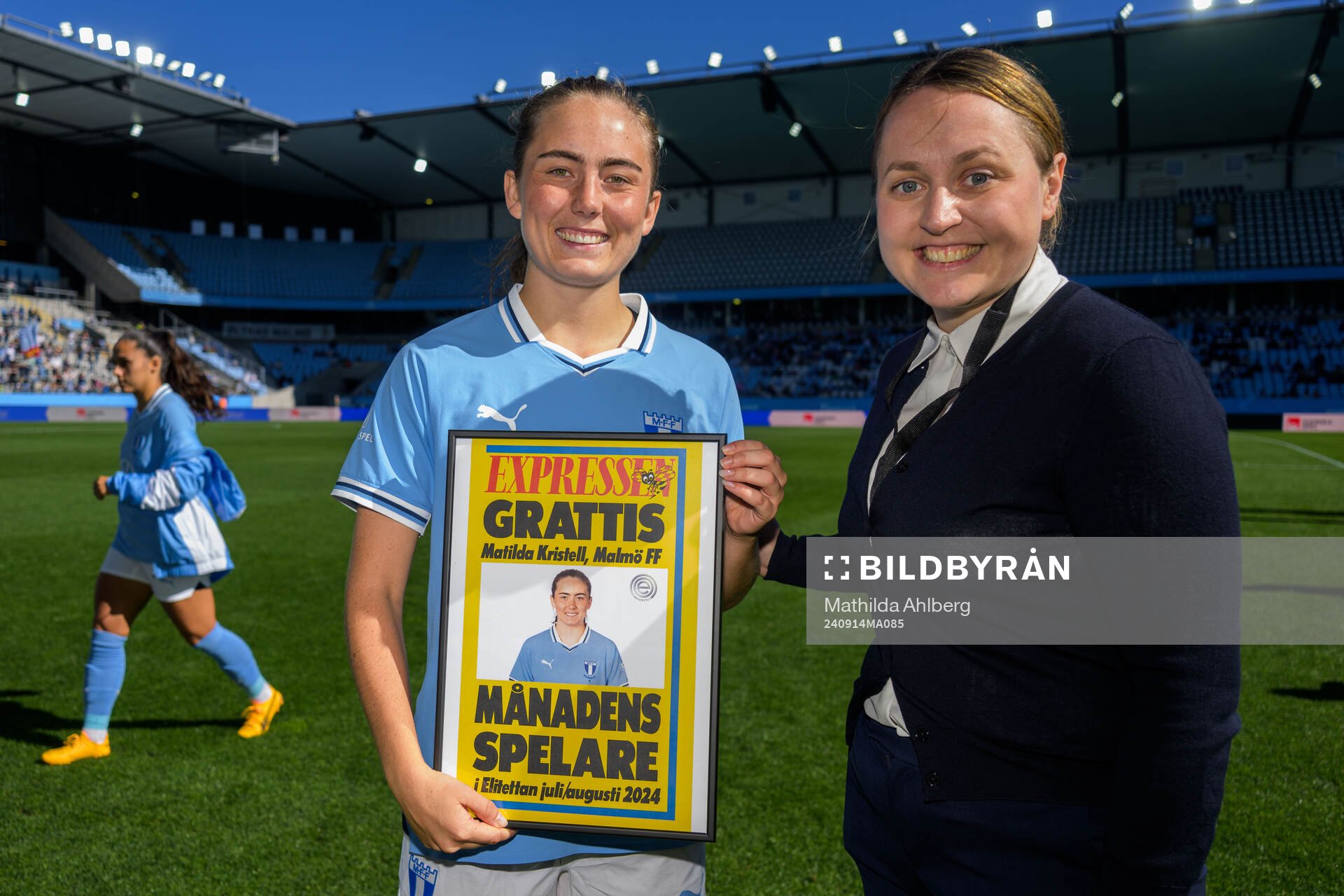 Malmö FFs Matilda Eriksson Kristell tilldelas månadens