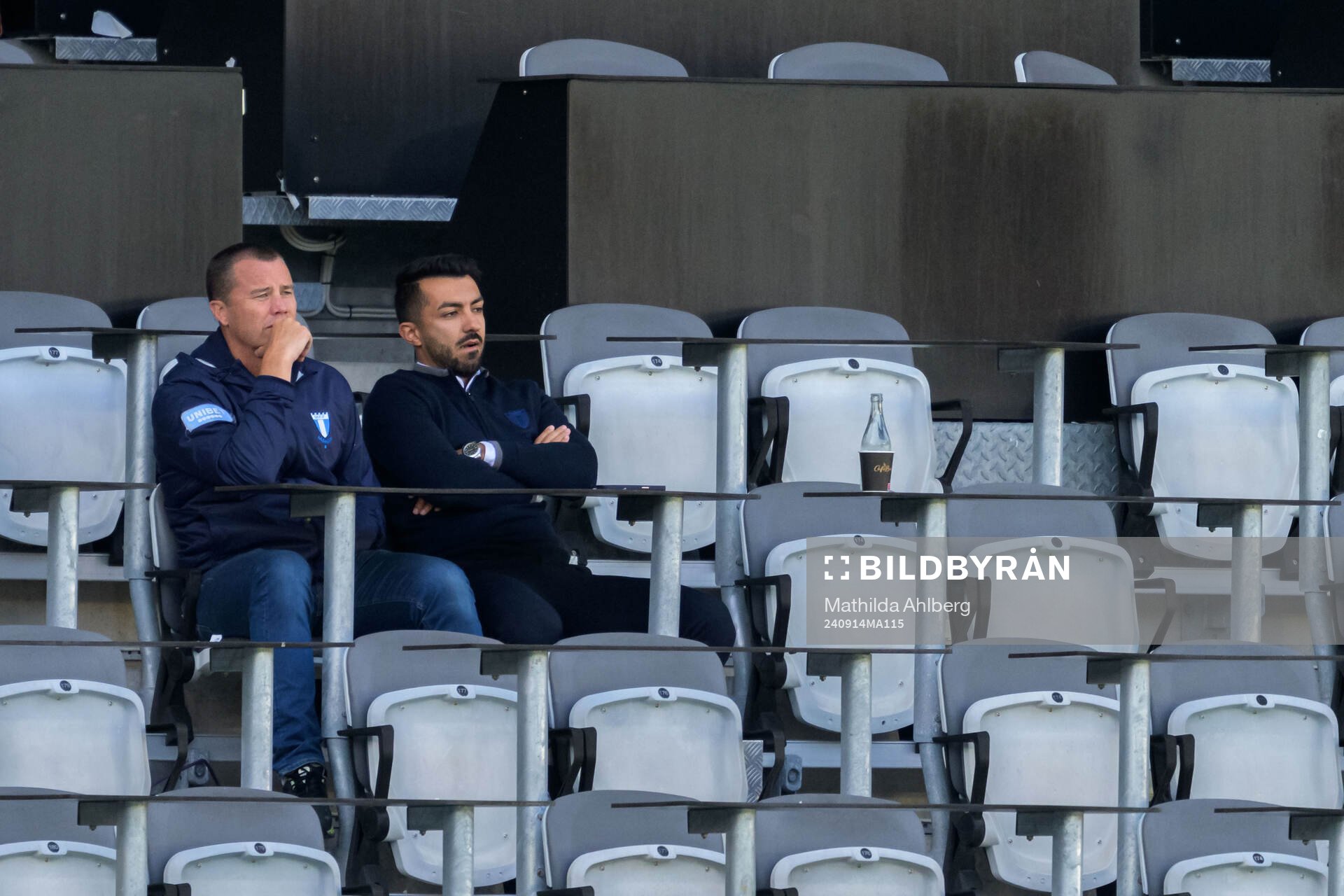 Malmö FFs sportchef Daniel Andersson och assisterande