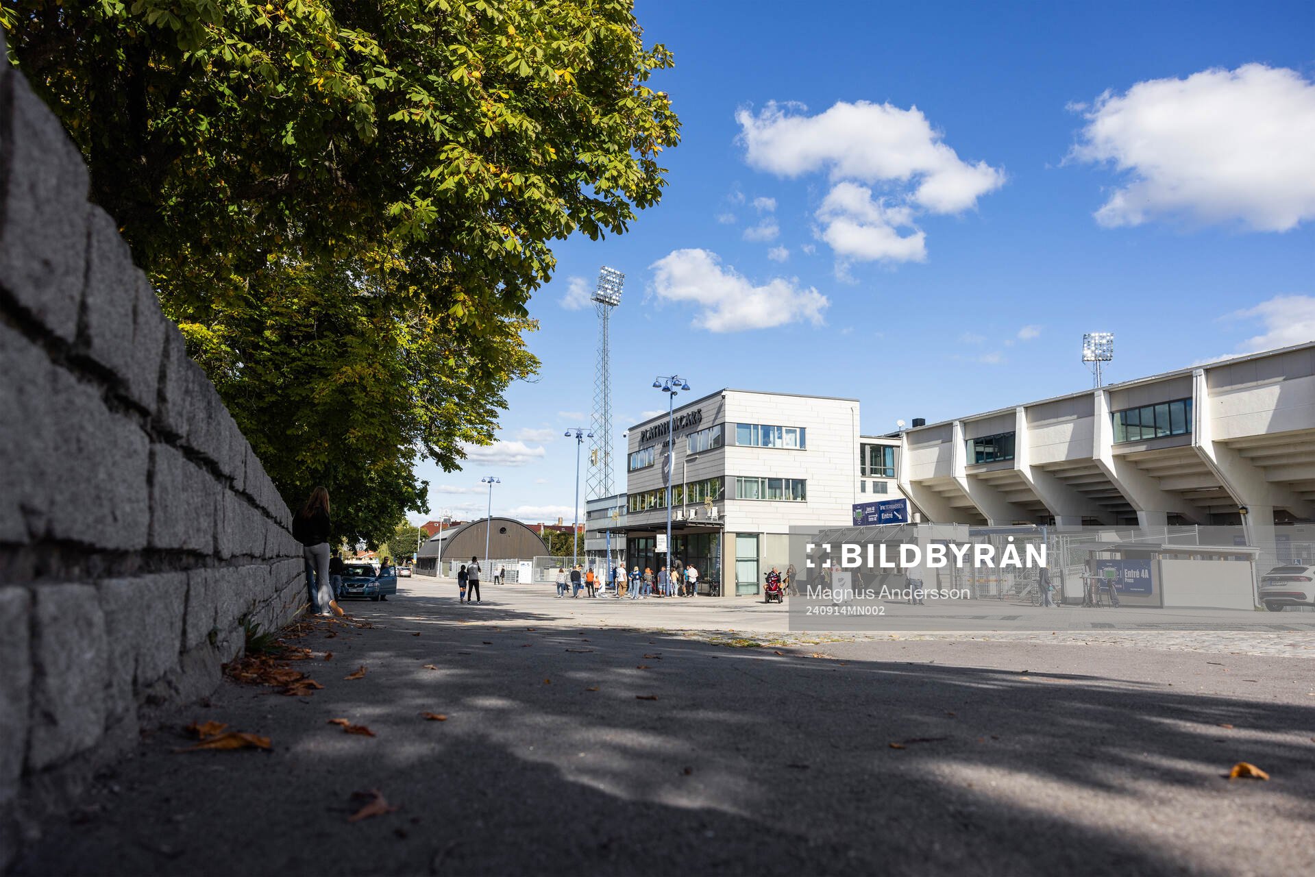 Exteriör vy av Platinumcars Arena