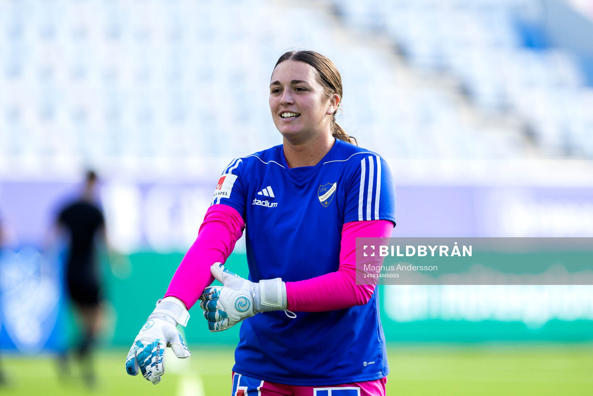 IFK Norrköpings målvakt Caroline Delisle på