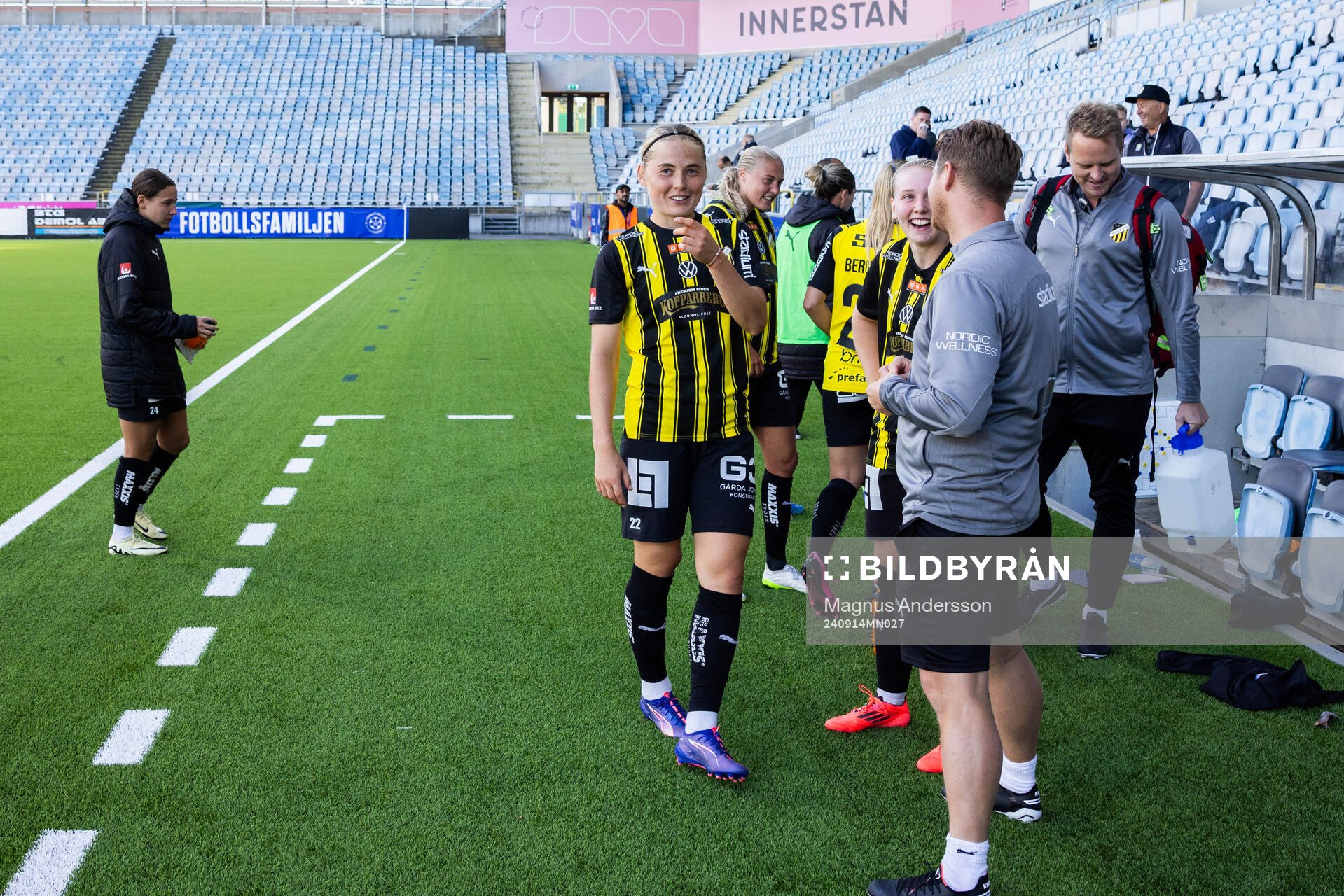 Häckens Paulina Nyström jublar