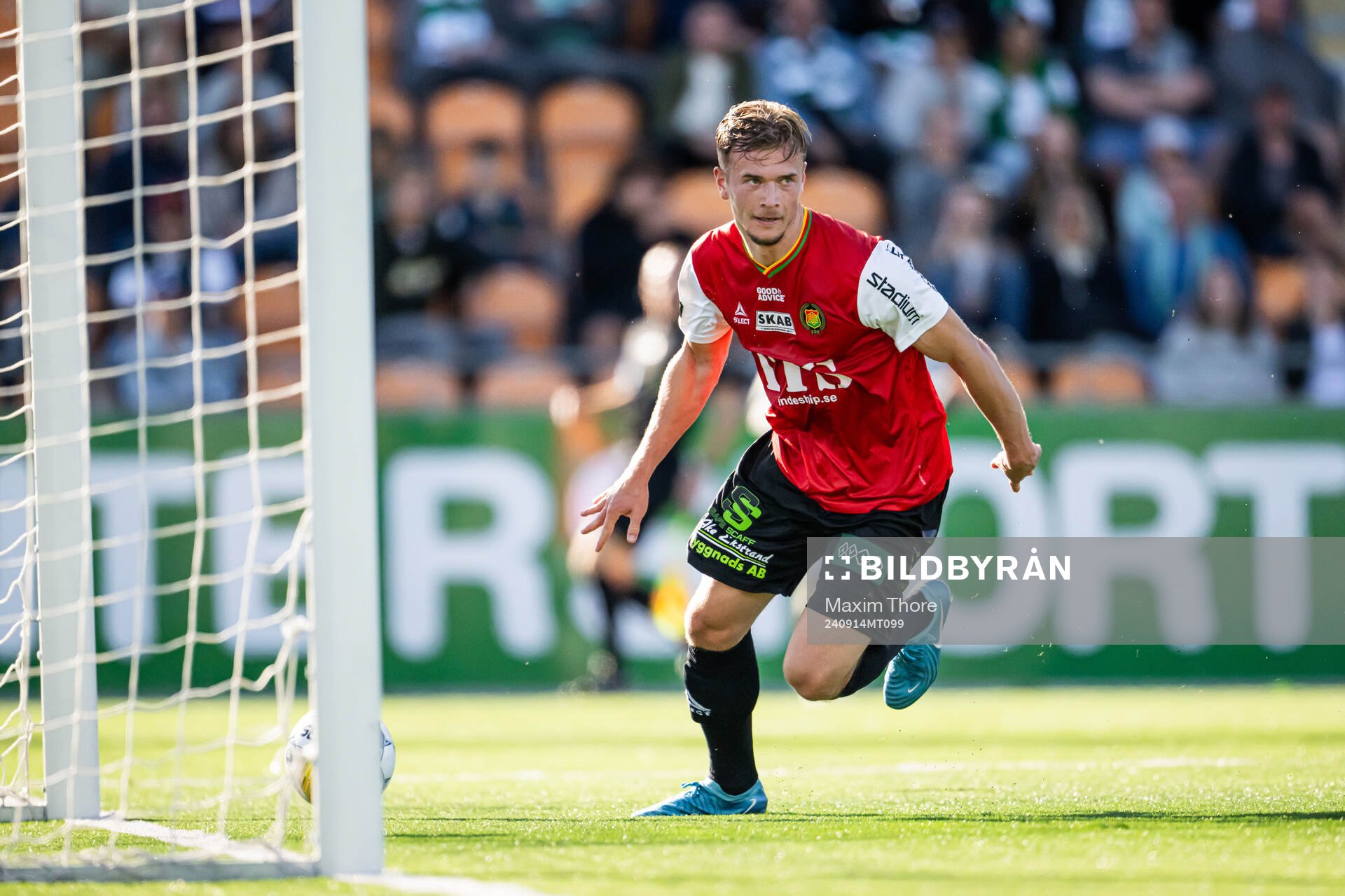 GAIS Alexander Ahl Holmström jublar